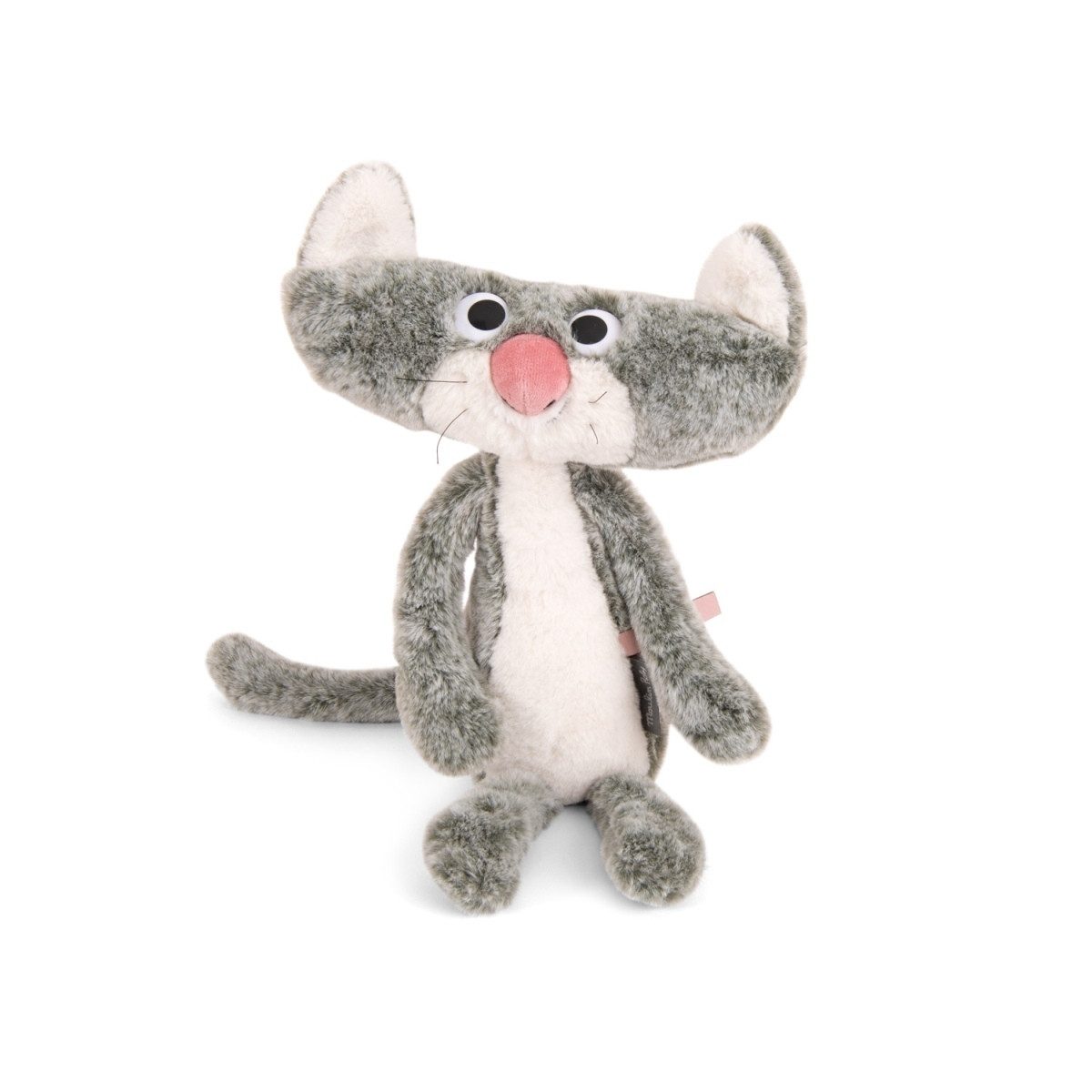 Moulin Roty Kuscheltier Kater Plattikat Kuscheltier als weicher Begleiter für Kinder (1-St)