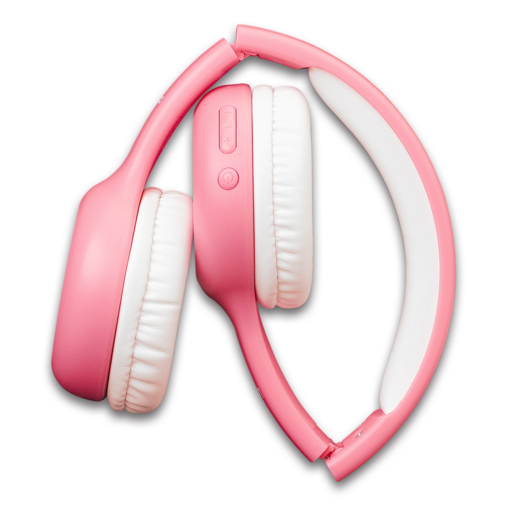 Kinderkopfhörer HPB-110 Sticker mit Pink Over-Ear-Kopfhörer Lenco