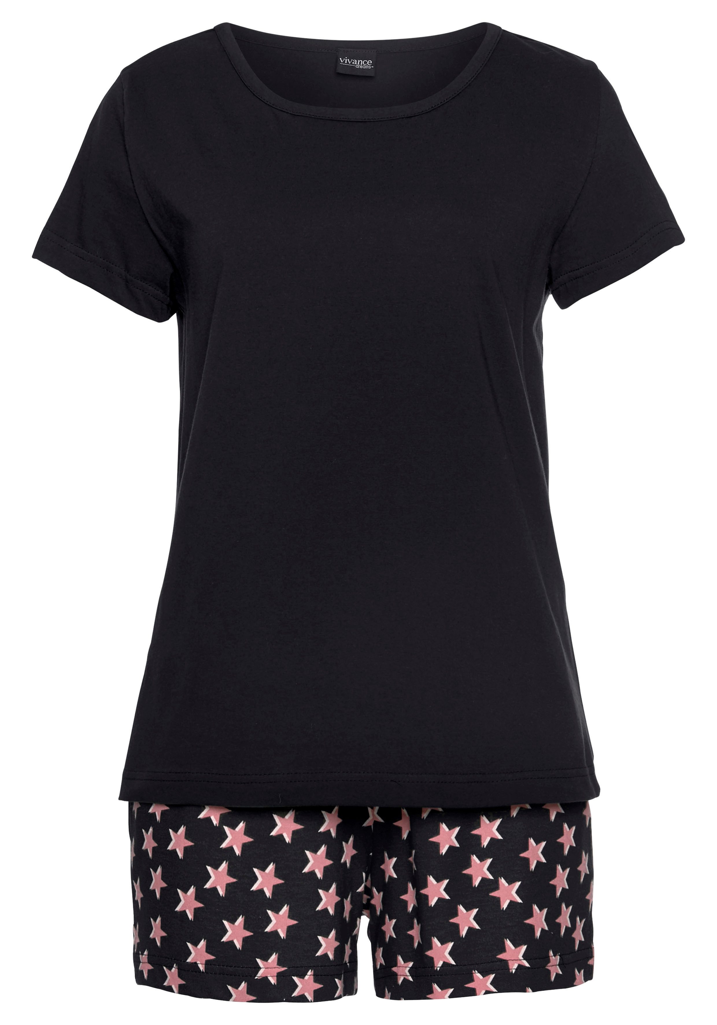 Vivance Dreams by Lascana Shorty (Packung, 4 tlg., 2 Stück) mit Sternedruck – Bild 3 von 5