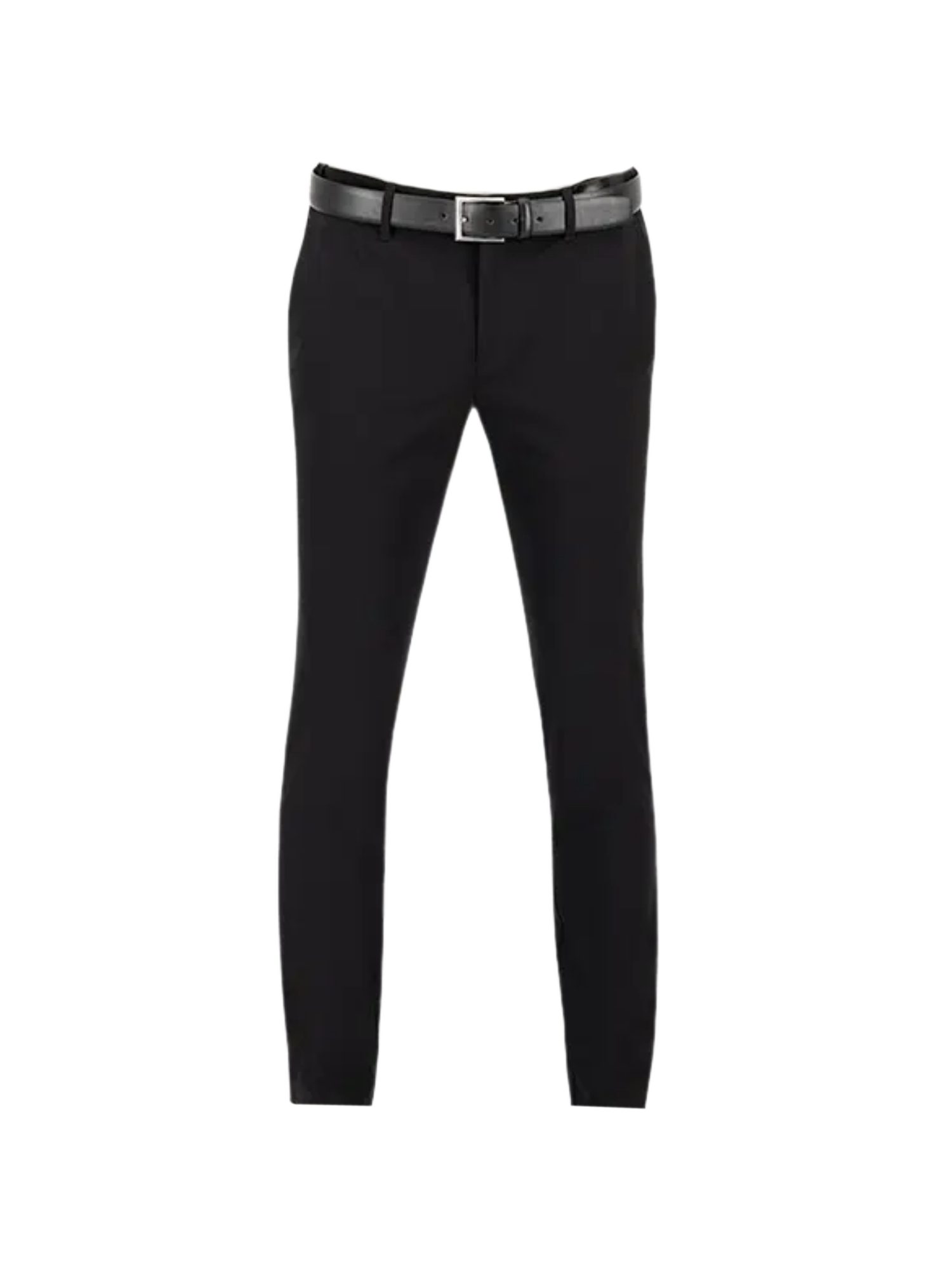 Alberto Stoffhose schwarz, Freizeit, Polyamid, Unifarben, Straight Leg, Mittel