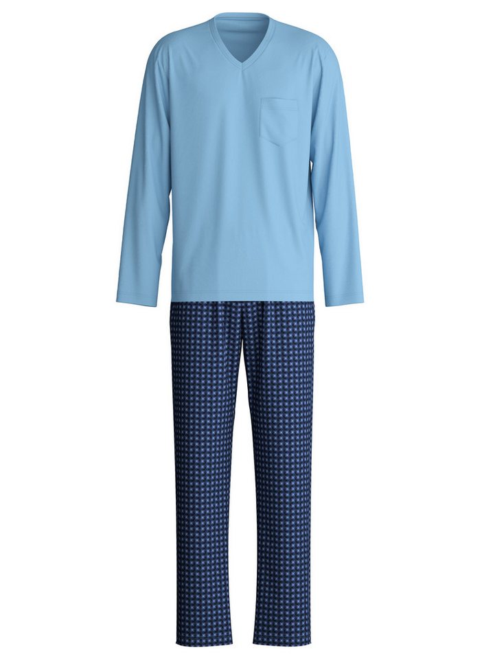 CALIDA Pyjama Relax Streamline Herren (2 tlg) weich, formstabil und komfortabel