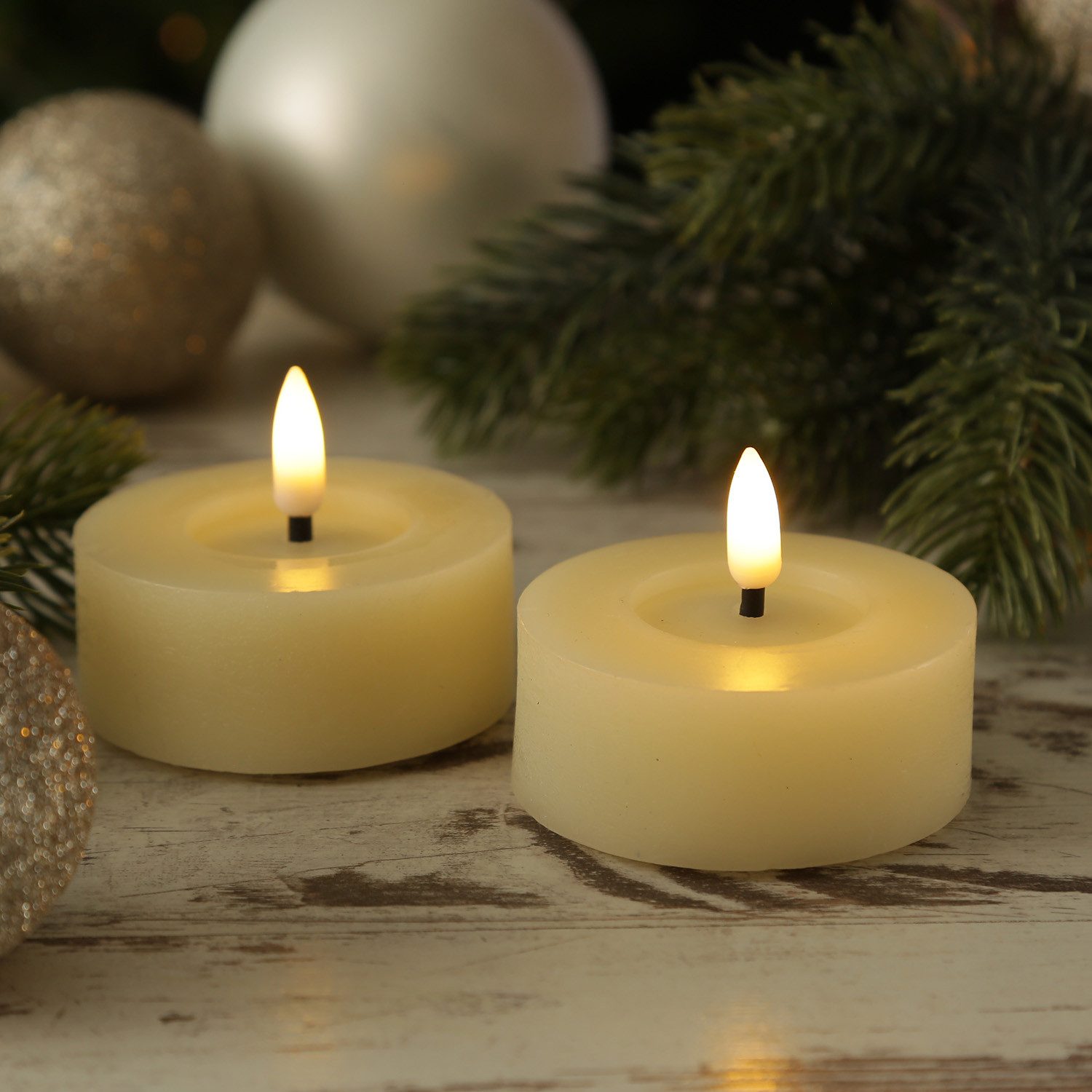 MARELIDA LED-Kerze LED Maxi Teelichter Lina günstig online kaufen