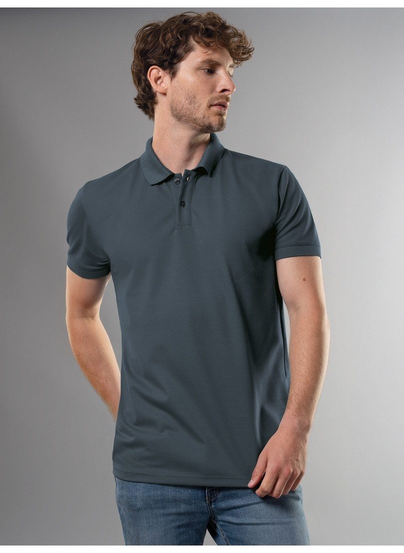 Trigema Poloshirt TRIGEMA Slim Fit Poloshirt aus DELUXE-Piqué (1-tlg)