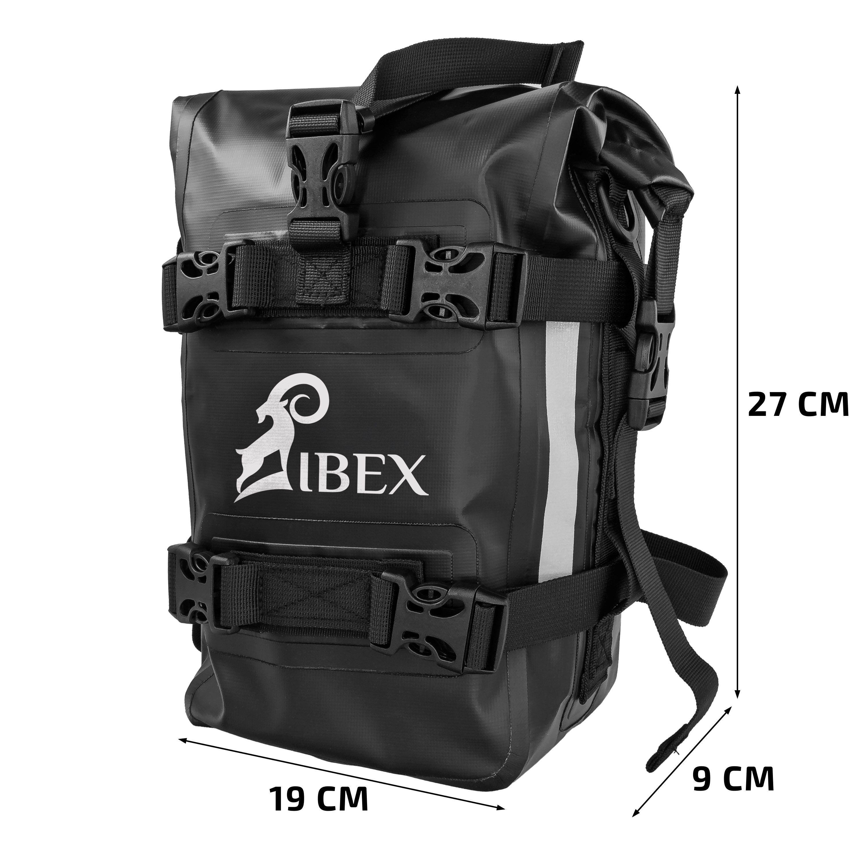 SCHNORR Rucksack Sturzbügeltasche 8 L - Explor 8 - wasserdichte Tasche für Motorrad