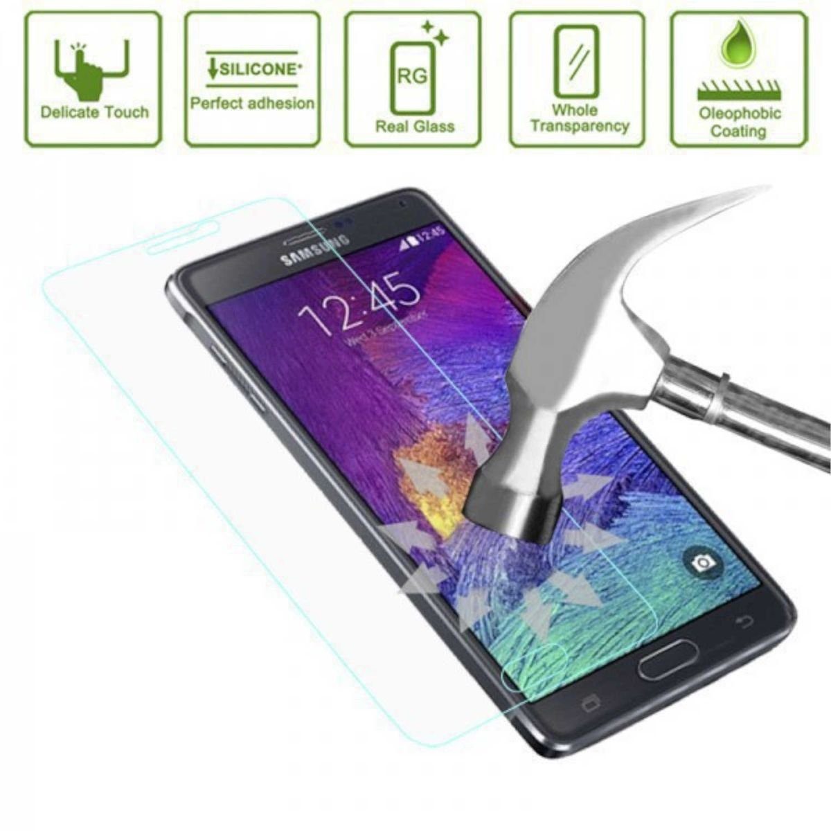 Wigento Handyhülle Für ZTE Blade A55 1x 2.5D 0,26mm H9 Hart Glas Transparent LCD Schutz, 0,26mm 9H 2.5D Hart Glas Folie, hoher Schutz
