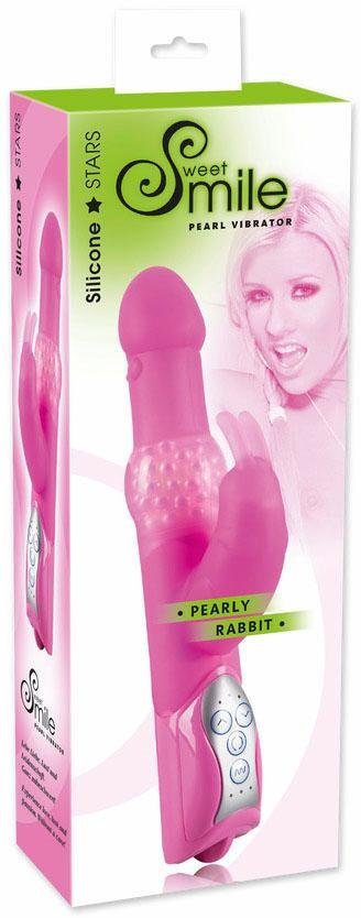 Pearly Rabbit, mit Smile Rabbit-Vibrator Klitoriszeizer