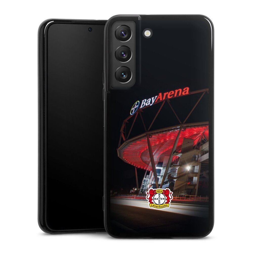 DeinDesign Handyhülle Bayer 04 Leverkusen Stadion Offizielles Lizenzprodukt, Samsung Galaxy S22 Silikon Hülle Bumper Case Handy Schutzhülle