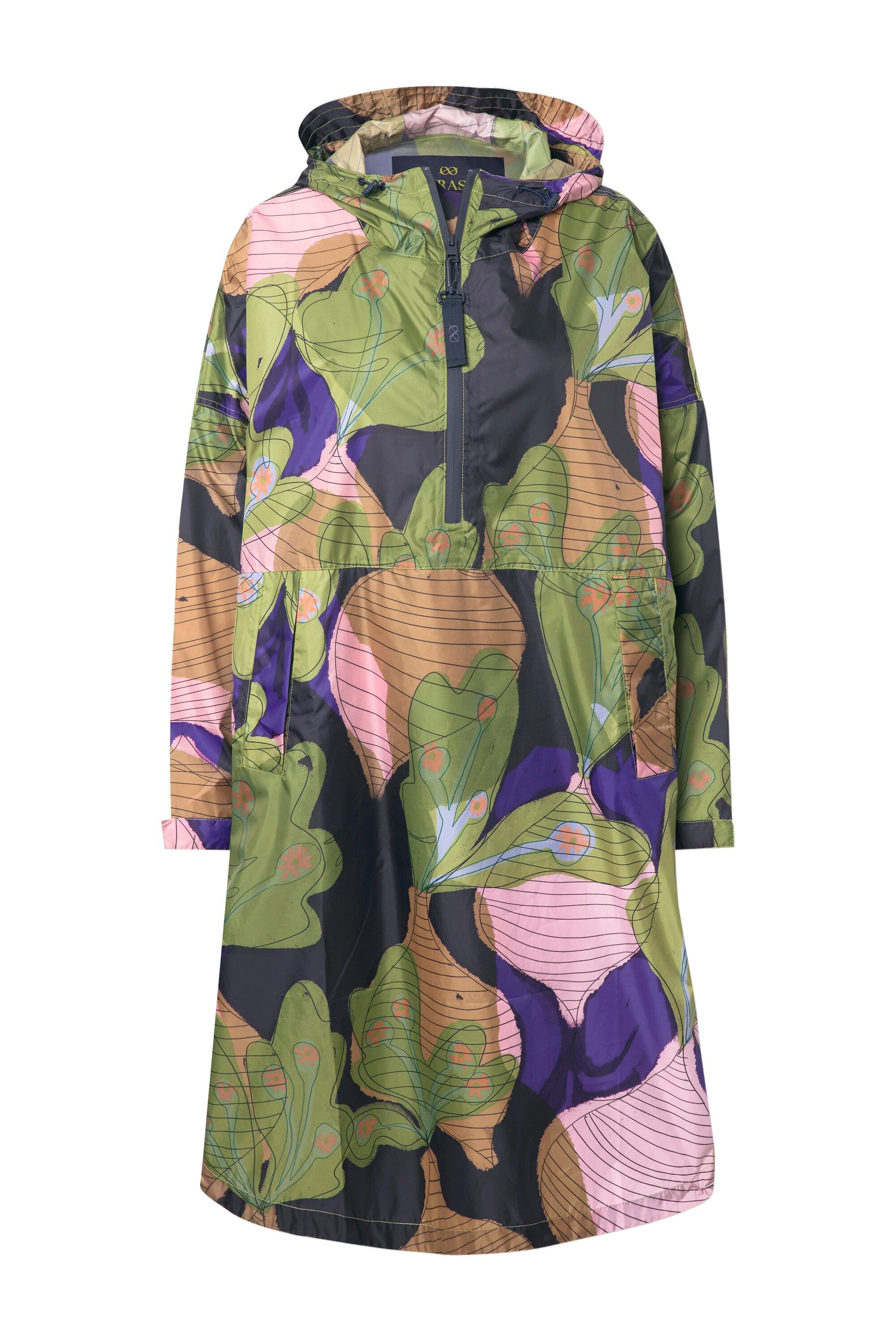 Laurasøn Funktionsjacke Funktions-Regencape Unisex Print Kapuze günstig online kaufen