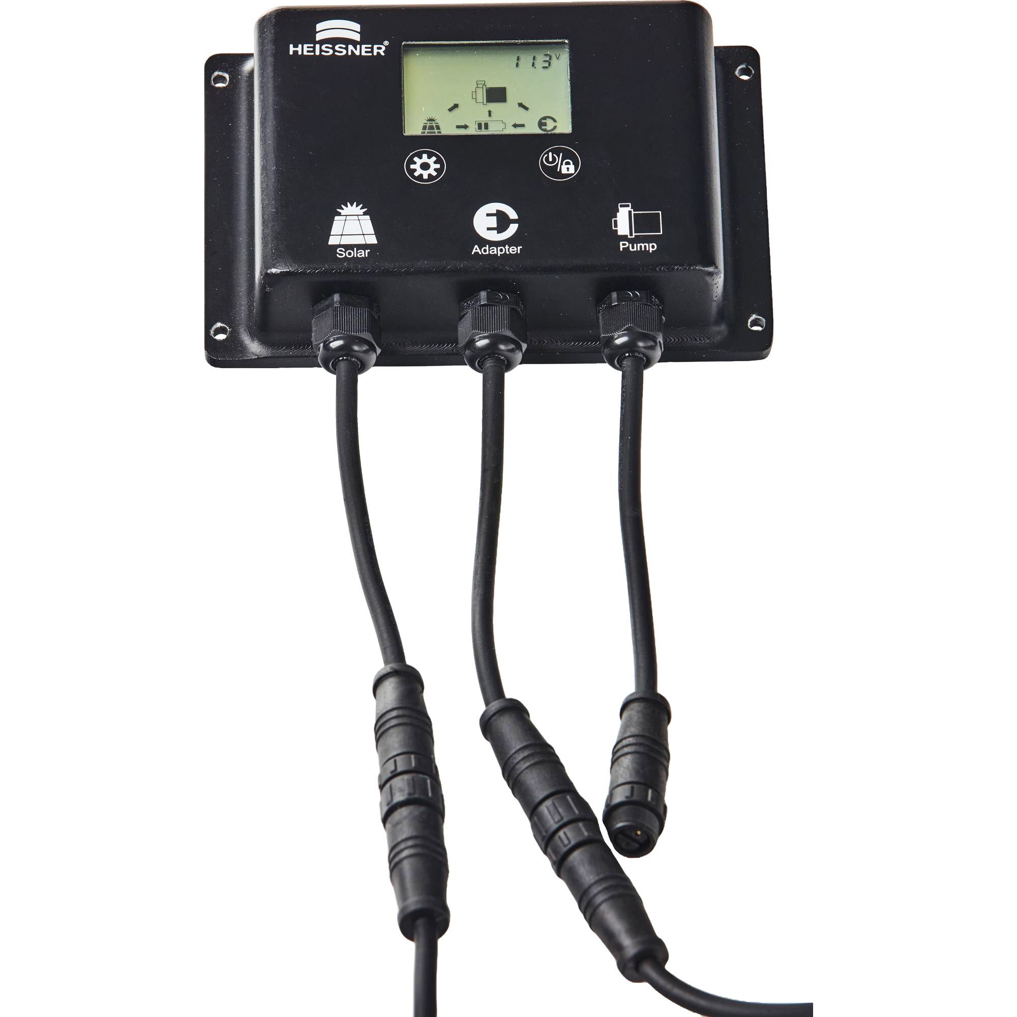 Heissner Springbrunnenpumpe Solar-Teichpumpen-Set 1000 l/h HYBRID (1-tlg)