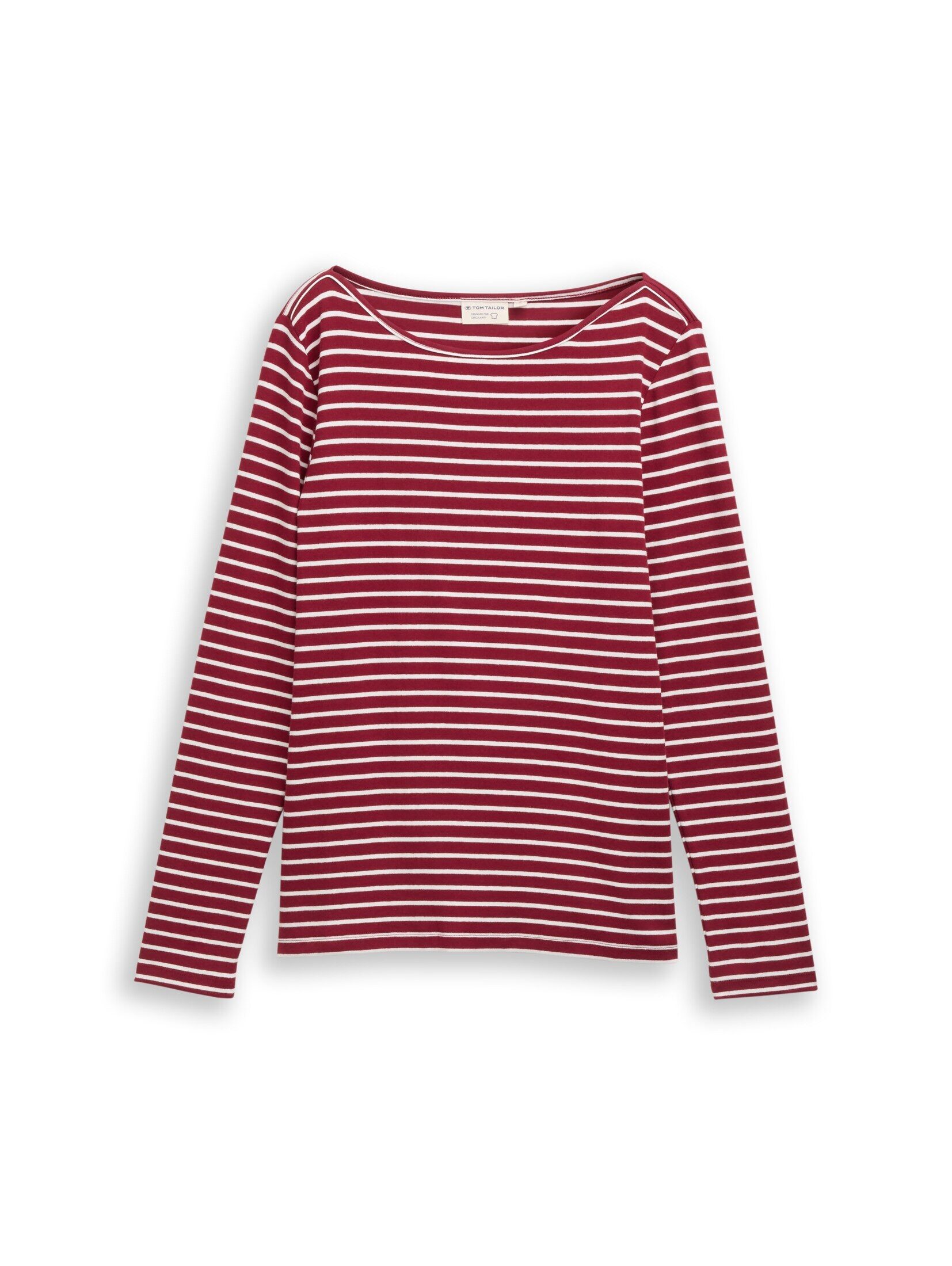 TOM TAILOR Langarmshirt T-Shirt Langarmshirt mit Streifenmuster günstig online kaufen