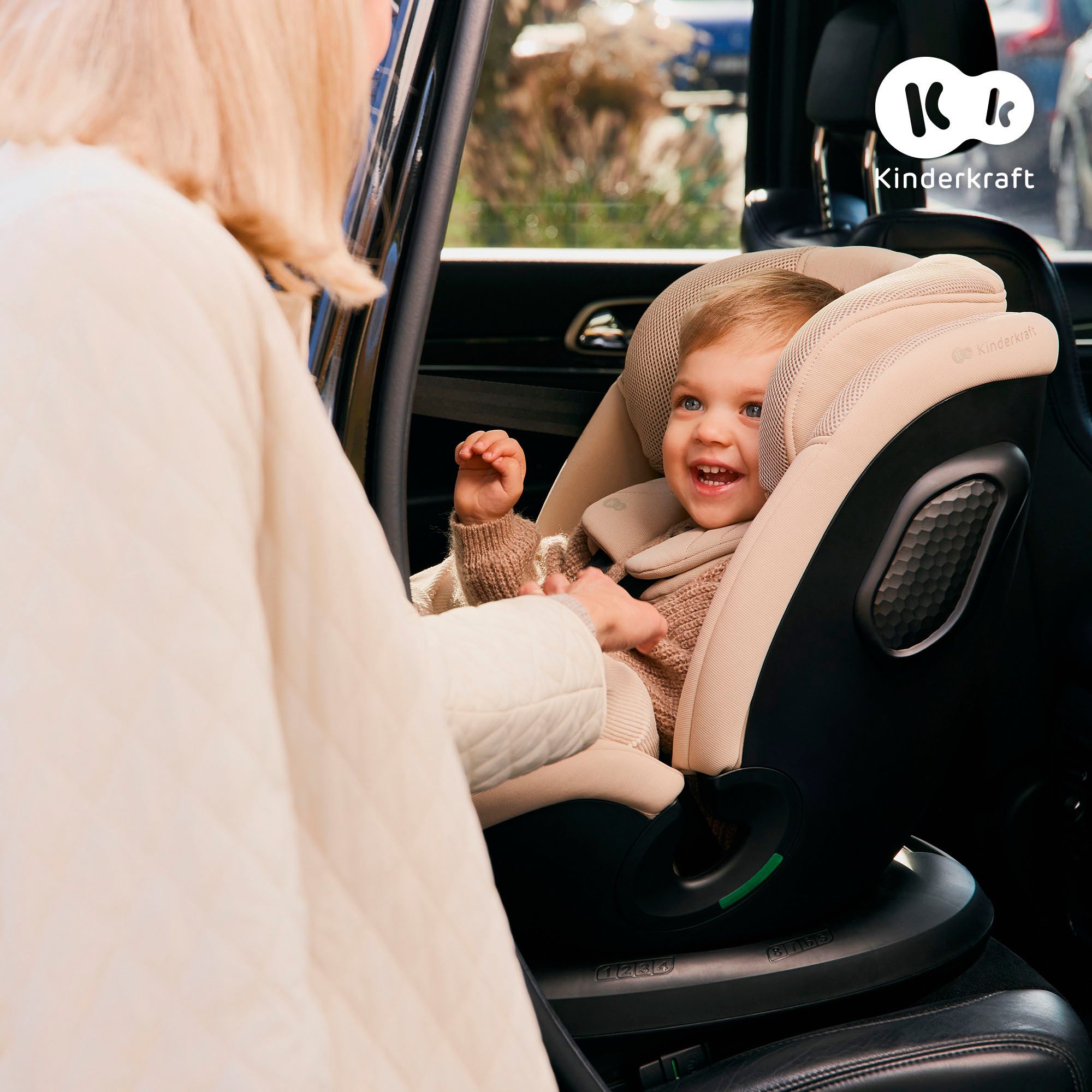 Kinderkraft Autokindersitz XPEDITION 3 i-Size, ab: Geburt, ab: 76 cm, bis: 105 cm, 360° – drehbarer Kindersitz