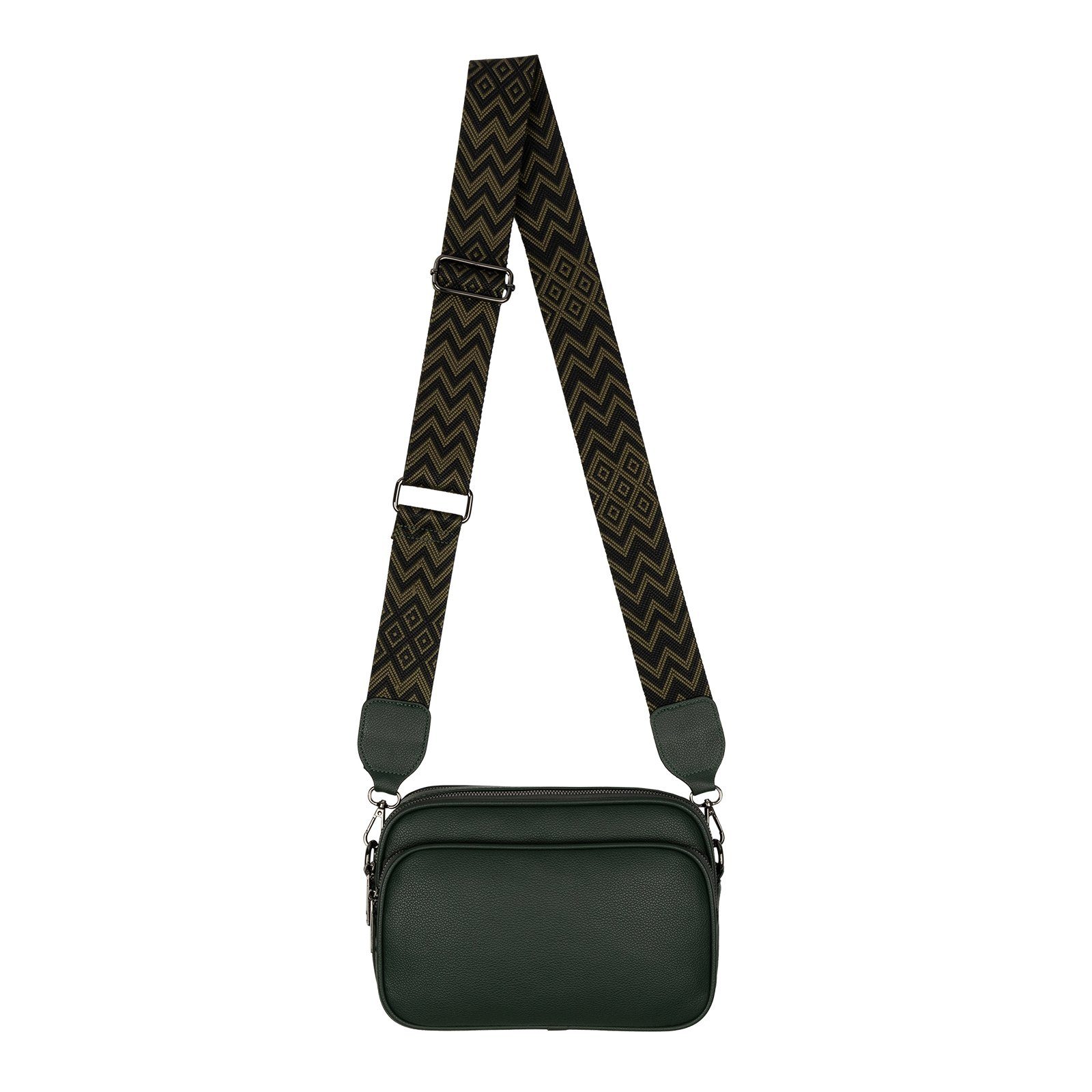 Gürteltasche Bauchtasche Umhängetasche Crossbody-Bag Kunstleder Italy-Design