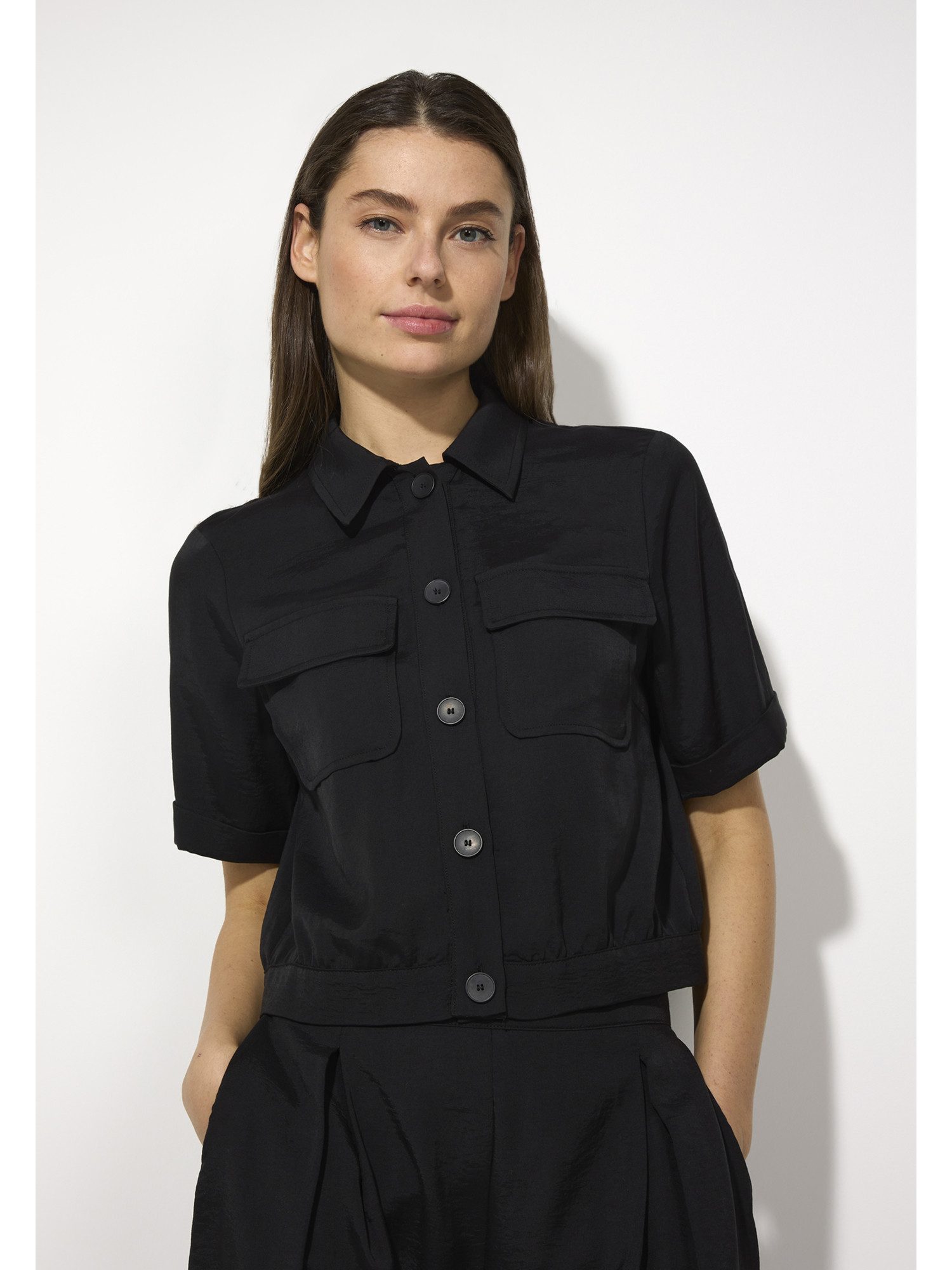 Kurzarmbluse Blusenjacke