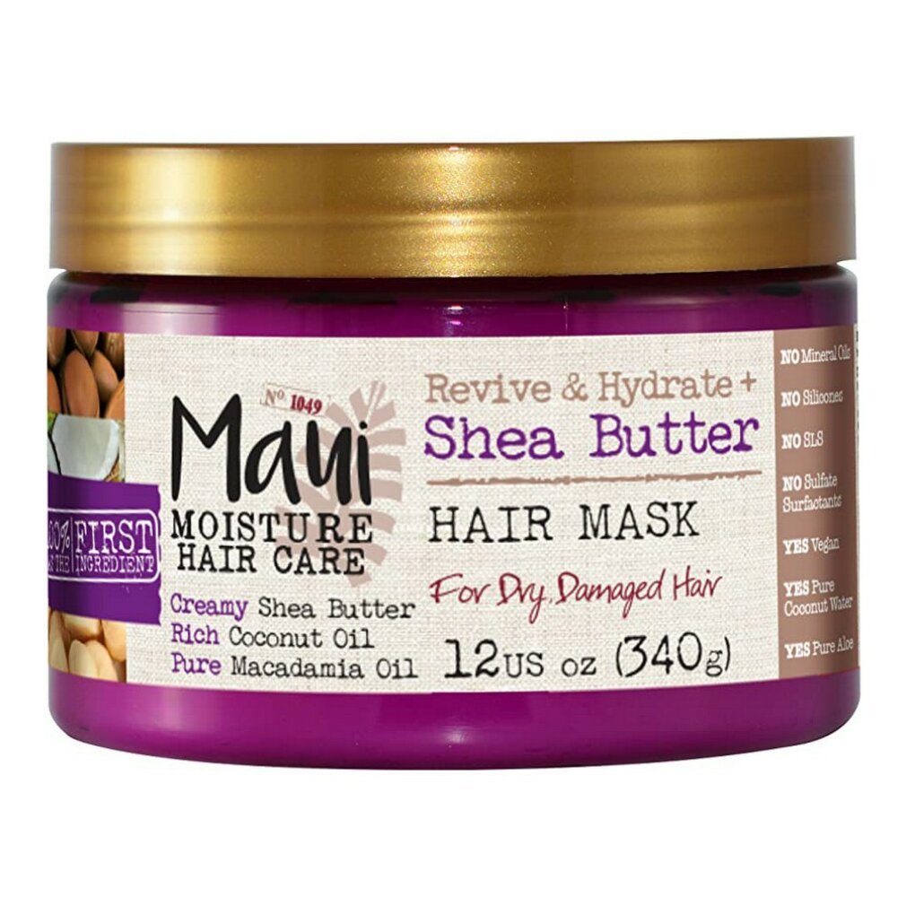 Maui Haarkur hair Butter MAUI ruined 340 for + g revitalizing mask Shea