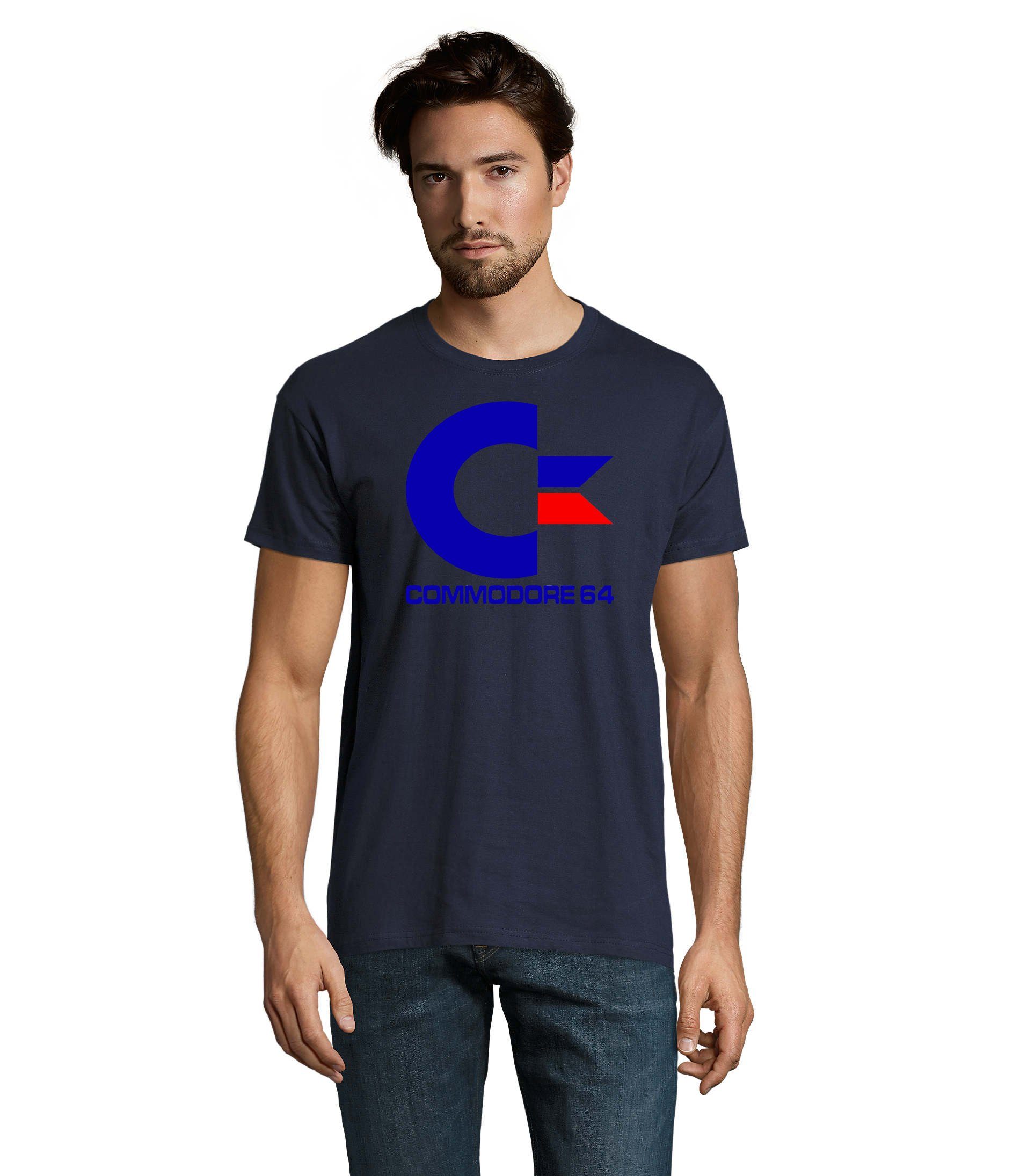 T-Shirt Herren Commodore 64 Konsole Amige Super Retro