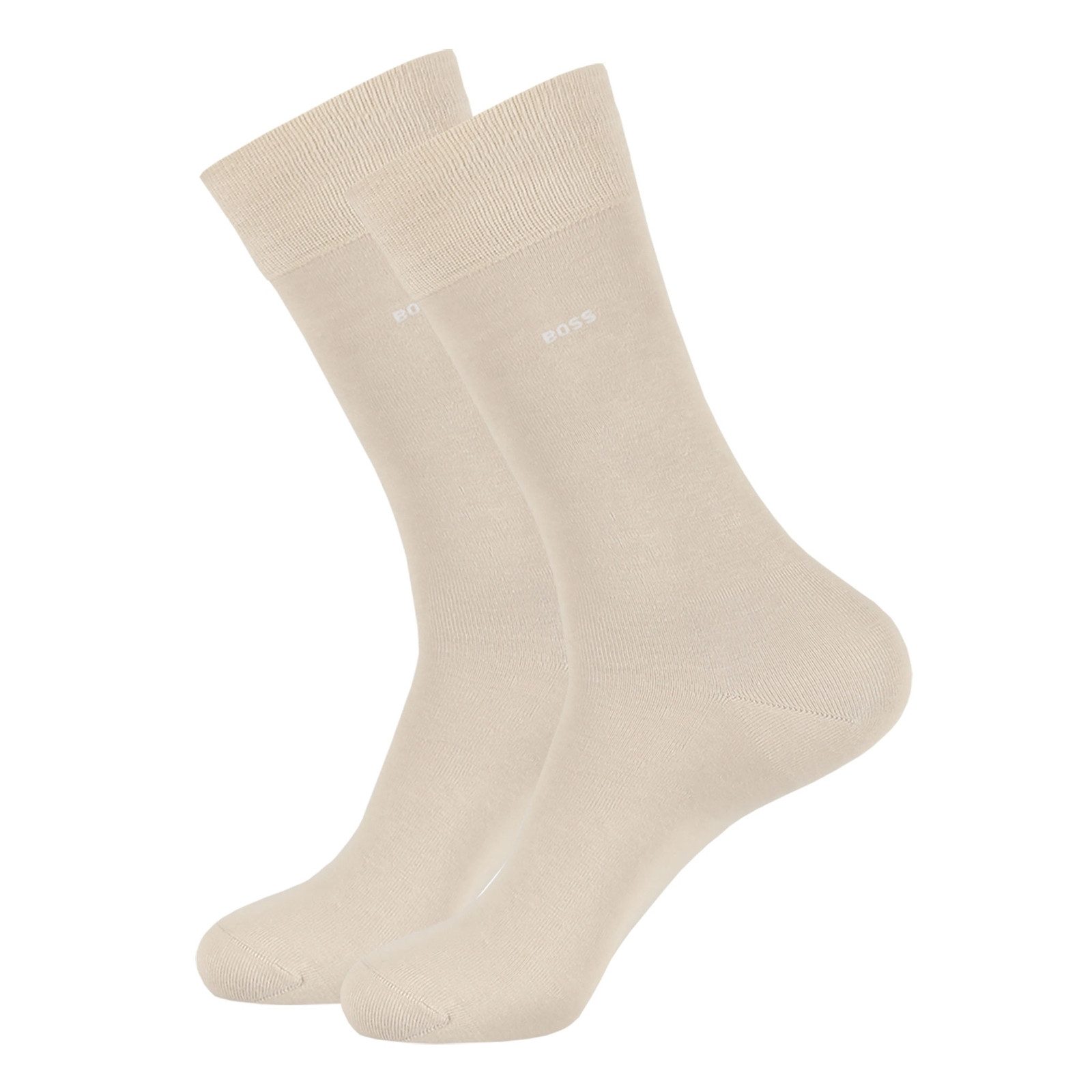 BOSS Businesssocken RS Uni Color CC (5-Paar) mit dezentem Markenschriftzug günstig online kaufen
