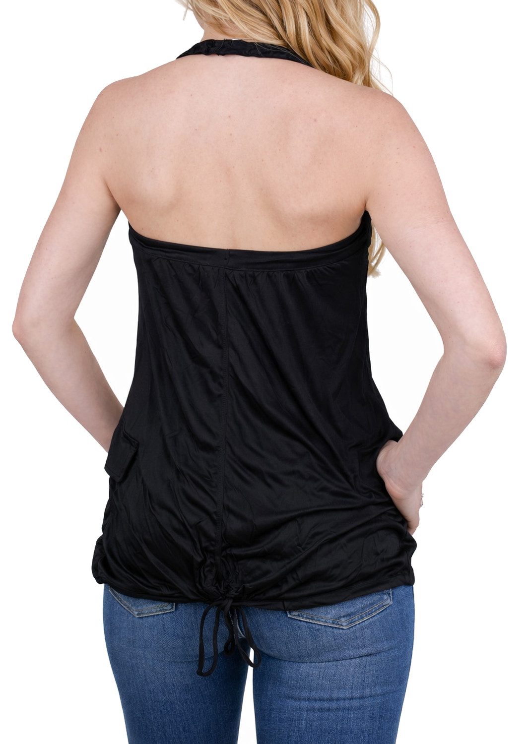 Diesel Shirttop Diesel Damen Tunika Neckholder Smilz