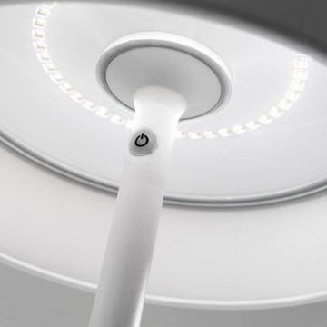 Zafferano LED Außen-Stehlampe LED Akku Stehleuchte Poldina Pro Xxl in Rostfarbig 10W 510lm IP54, keine Angabe, Leuchtmittel enthalten: Ja, fest verbaut, LED, warmweiss, Stehlampe, Standlampe