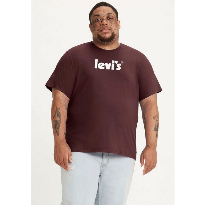 Levi's® Plus T-Shirt LE BIG SS RELAXED FIT TE mit Logofrontdruck