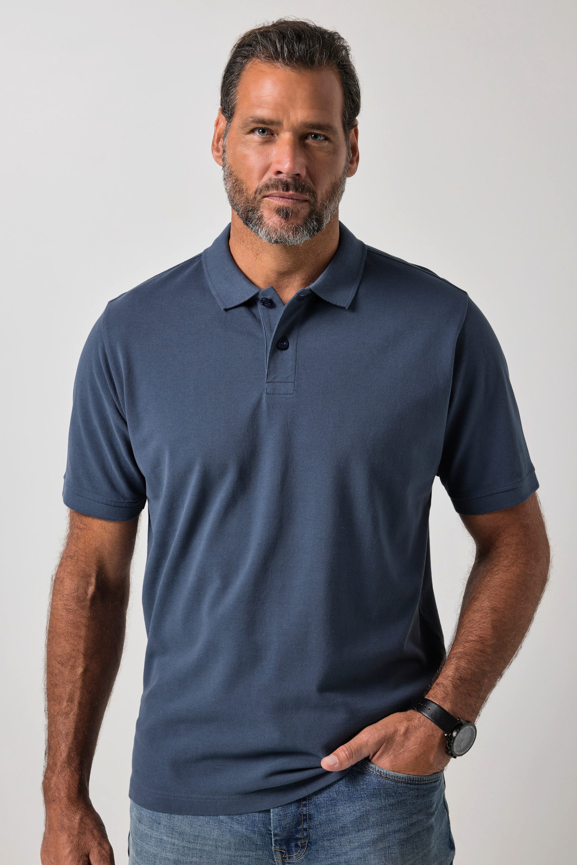 JP1880 Poloshirt Poloshirt Basic Halbarm Piqué