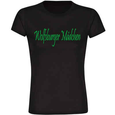 multifanshop T-Shirt Kinder Wolfsburg - Wolfsburger Mädchen - Boy Girl
