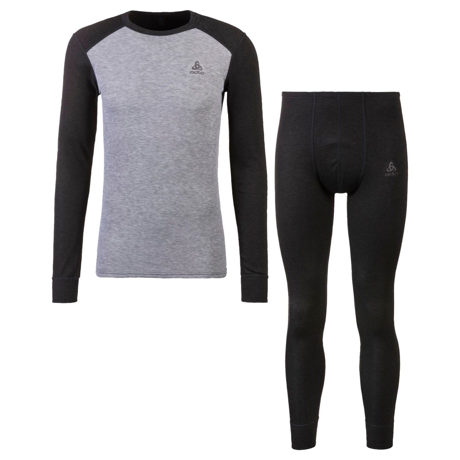 Odlo Unterhemd Set long ACTIVE WARM ECO DARK GREY MELANGE - GREY MELAN