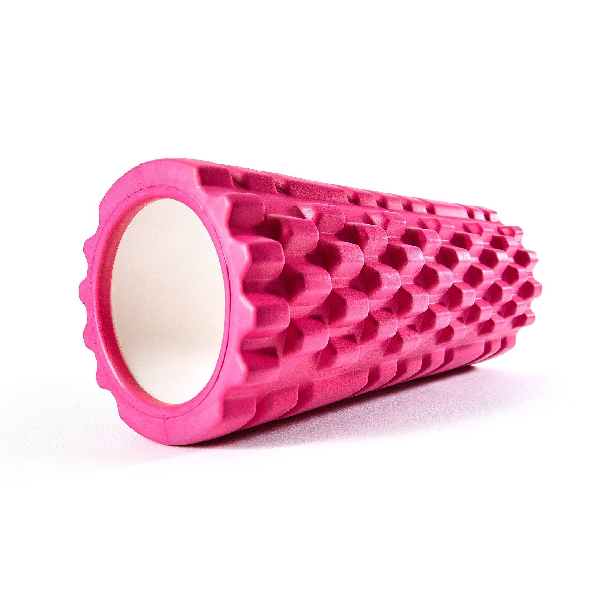 pink Trainingsplan, Massagerolle inkl. 34x14cm #DoYourFitness Anasuya Faszienrolle Fitnessrolle