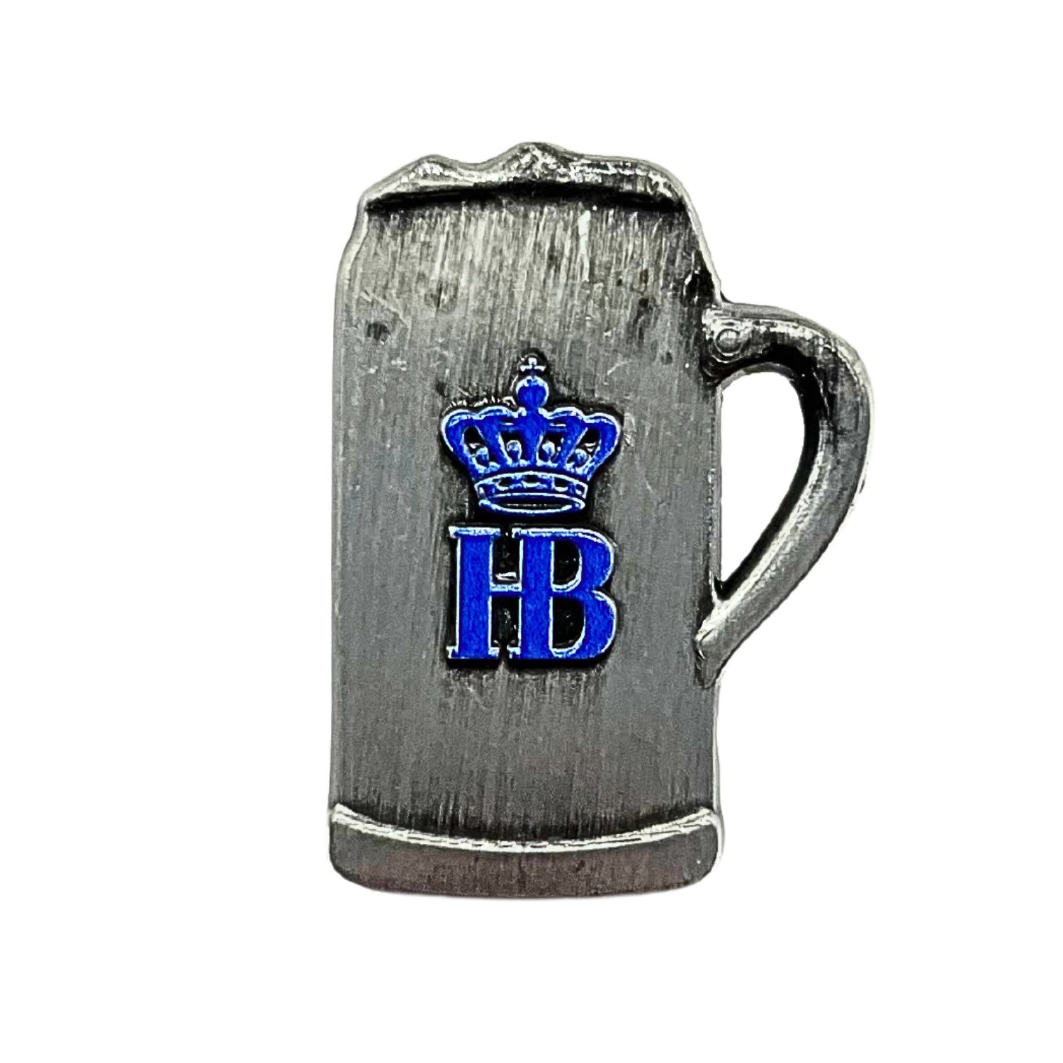 Hofbräuhaus München Anstecknadel Hofbräuhaus München „Salzkrug“ – Pin im traditionellen Krugdesign, Größe: ca. 3 x 2,3 cm, Material: Metall