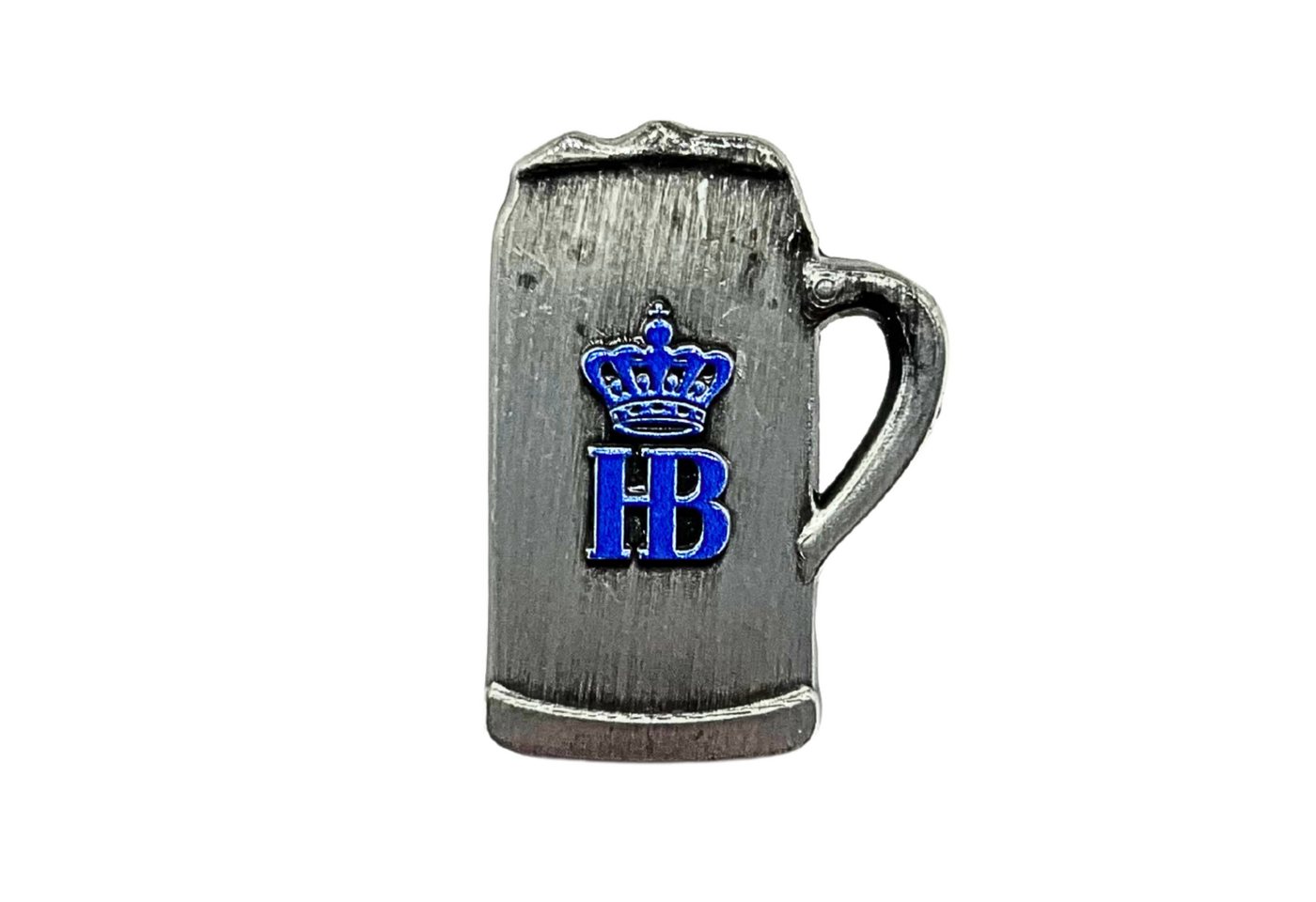 Hofbräuhaus München Anstecknadel Hofbräuhaus München „Salzkrug“ – Pin im traditionellen Krugdesign, Größe: ca. 3 x 2,3 cm, Material: Metall