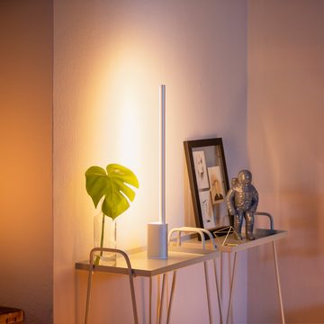 Philips Hue LED Tischleuchte Bluetooth White & Color Ambiance Signe - Tischleuc, Smart Home Dimmfunktion, Leuchtmittel enthalten: Ja, fest verbaut, LED, warmweiss, Tischleuchte, Nachttischlampe, Tischlampe