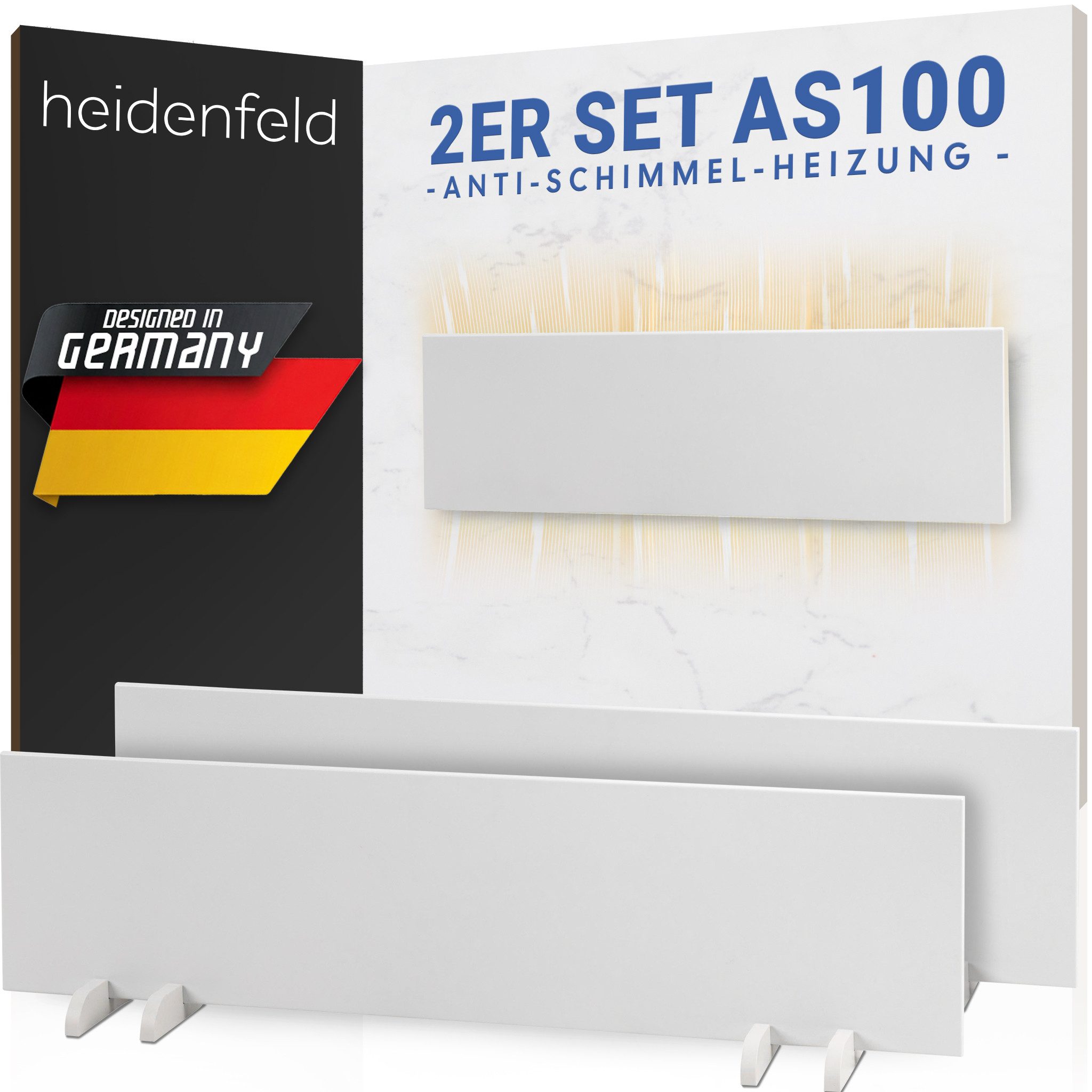 Heidenfeld Infrarotheizung Anti-Schimmel Heizung HF-AS100, Anti Schimmelheizung, energiesparende Heizung, Infrarotheizung