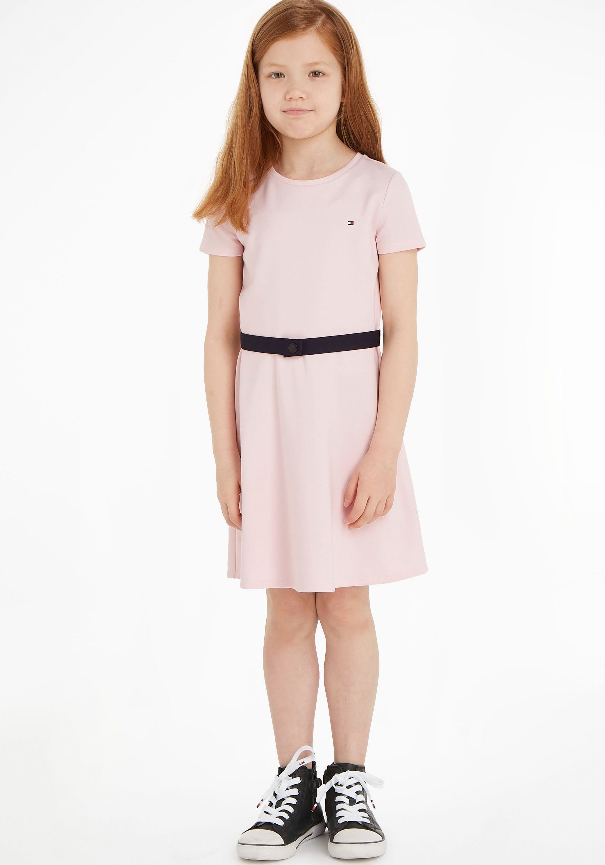 Babys Hilfiger DRESS SKATER bis Pink Whimsy Tommy Jahre 2 Jerseykleid ESSENTIAL