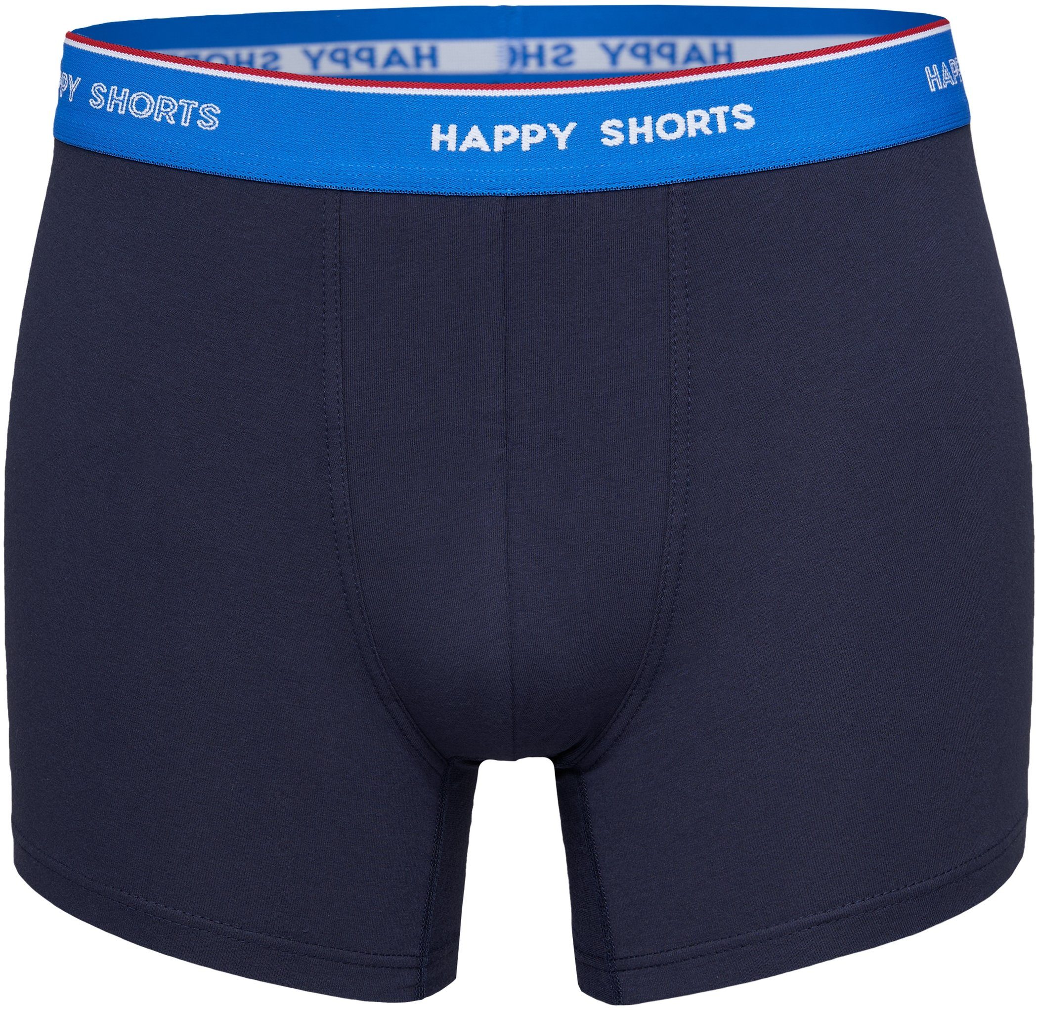 marine Jersey Streifen Boxershorts rot maritime Happy HAPPY 3 SHORTS 3er (1-St) Shorts Pack Maritim Trunk