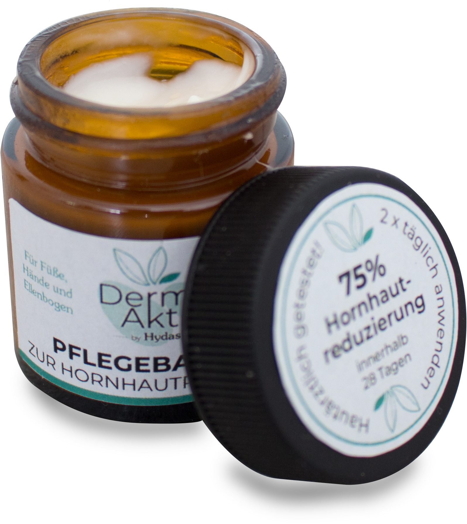 Hydas Hornhautbalsam DermaAktiv Pflegebalsam zur Hornhautreduktion für raue Hautpartien, 75% Hornhautreduzierung in 28 Tagen, auch für Diabetikerhaut geeignet