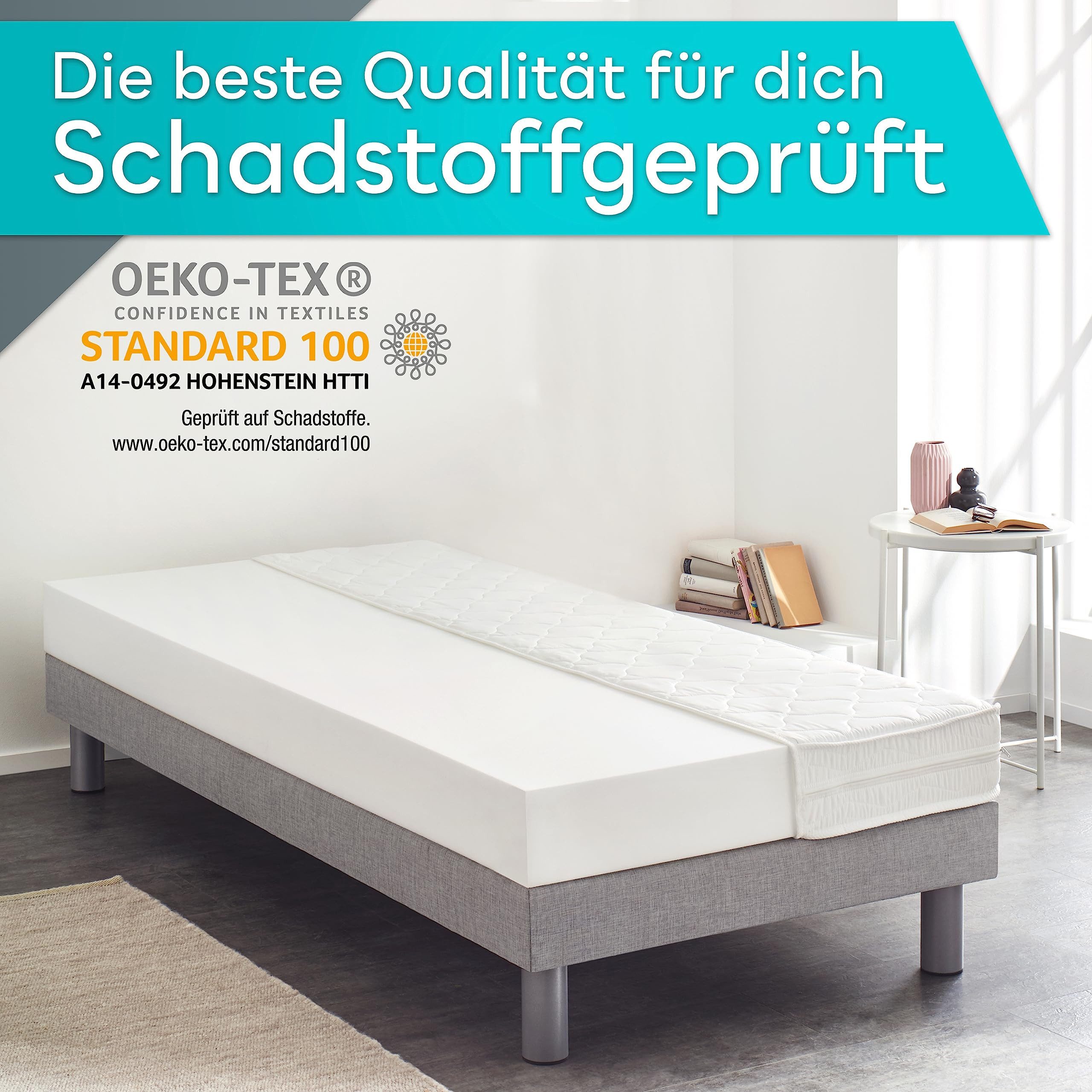 Komfortschaummatratze Komfortmatratze, Sun Garden, 16 cm hoch, (Oeko Tex, verschiedene Größen, in H2-H3, Bezug waschbar), 90x200 cm & 120x200 cm