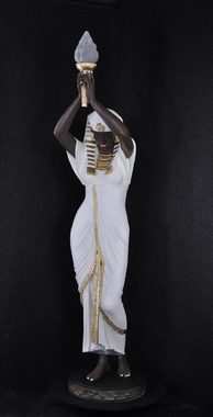 JVmoebel Skulptur Stehleuchte Skulptur Figur Lampen Leuchte Ägypten Statue Figuren Deko