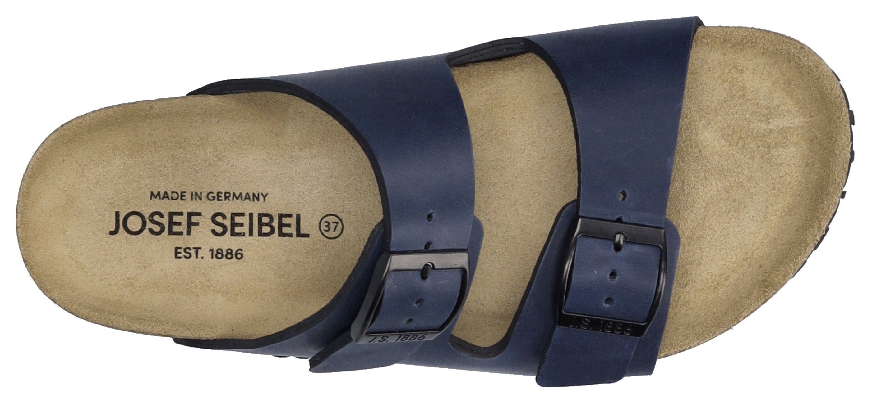 Josef Seibel Hermine 01 Pantolette, Plateau Sandale, Sommerschuh, Hausschuh mit komfortablem Fußbett