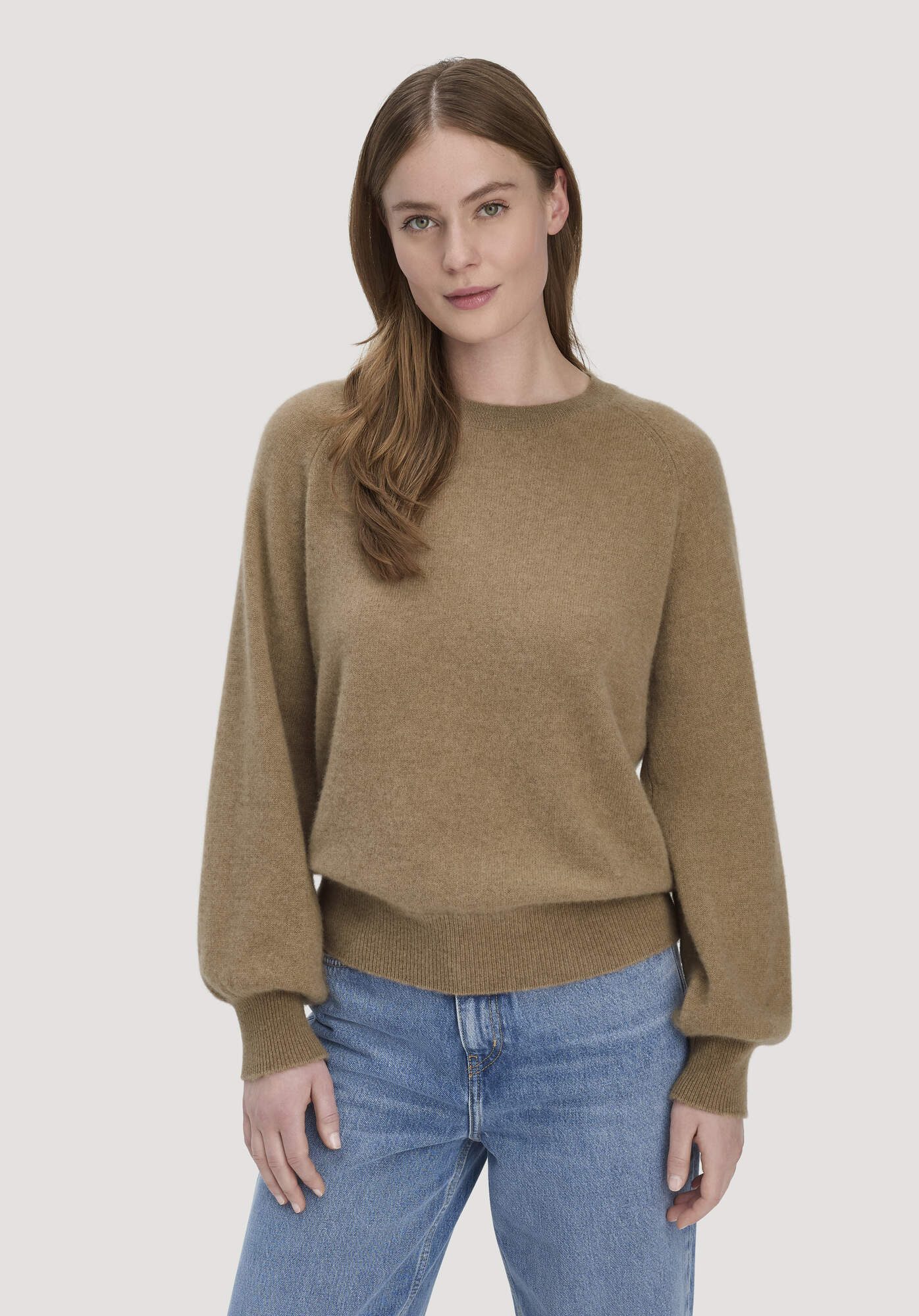 Hessnatur Strickpullover aus reinem Cashmere (1-tlg)