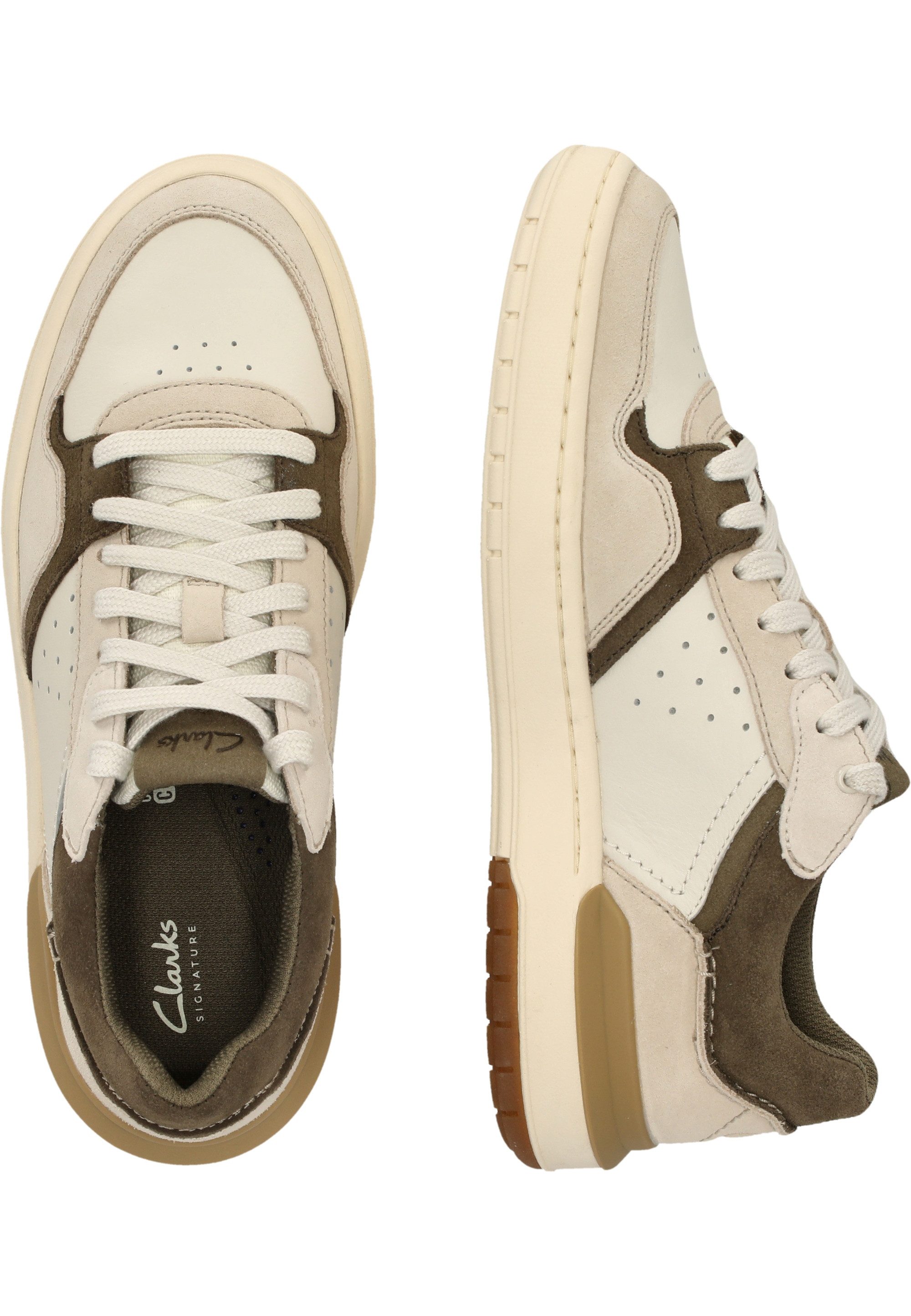 Clarks Courtlite2 Sneaker im retro-inspirierten Design mit modernem Touch