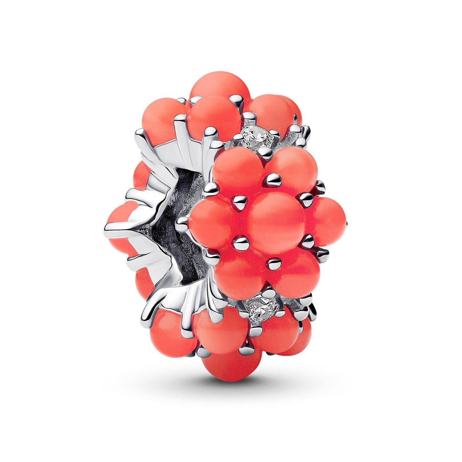 Pandora Kettenanhänger Silber Charm Korallfarbener Ozean günstig online kaufen