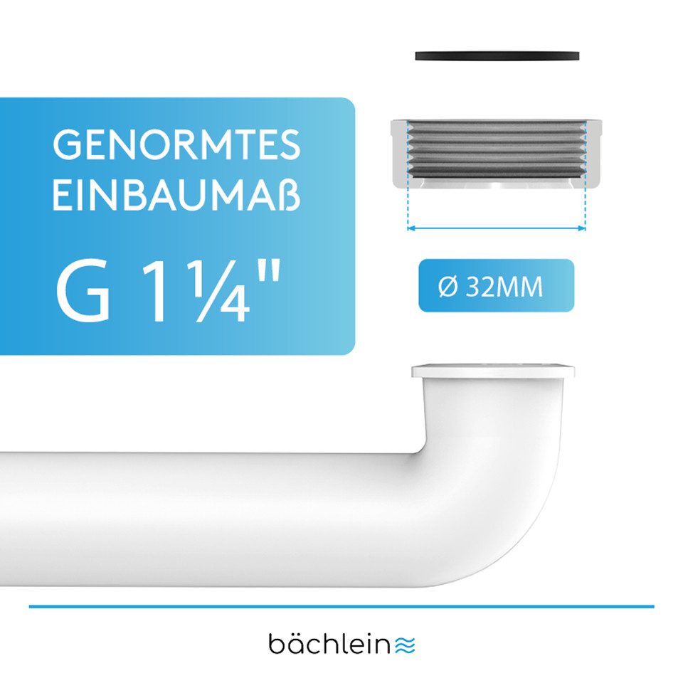 Bächlein Siphon Raumsparsiphon Badezimmer G 1 günstig online kaufen