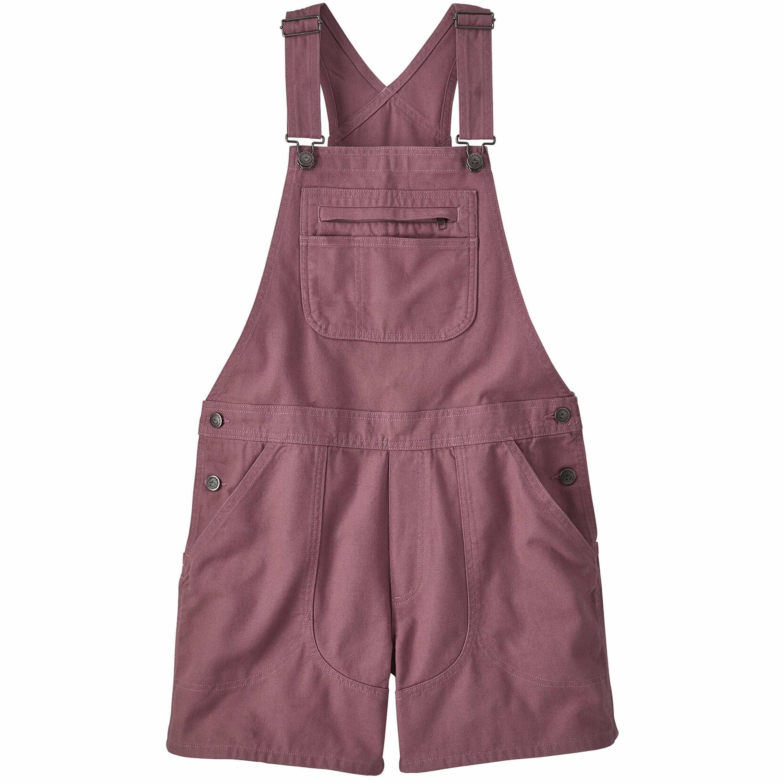 Patagonia Funktionshose Patagonia Womens Stand Up Overalls - kurze Latzhose/Trägerhose Damen eveningmauve | Outdoorhosen