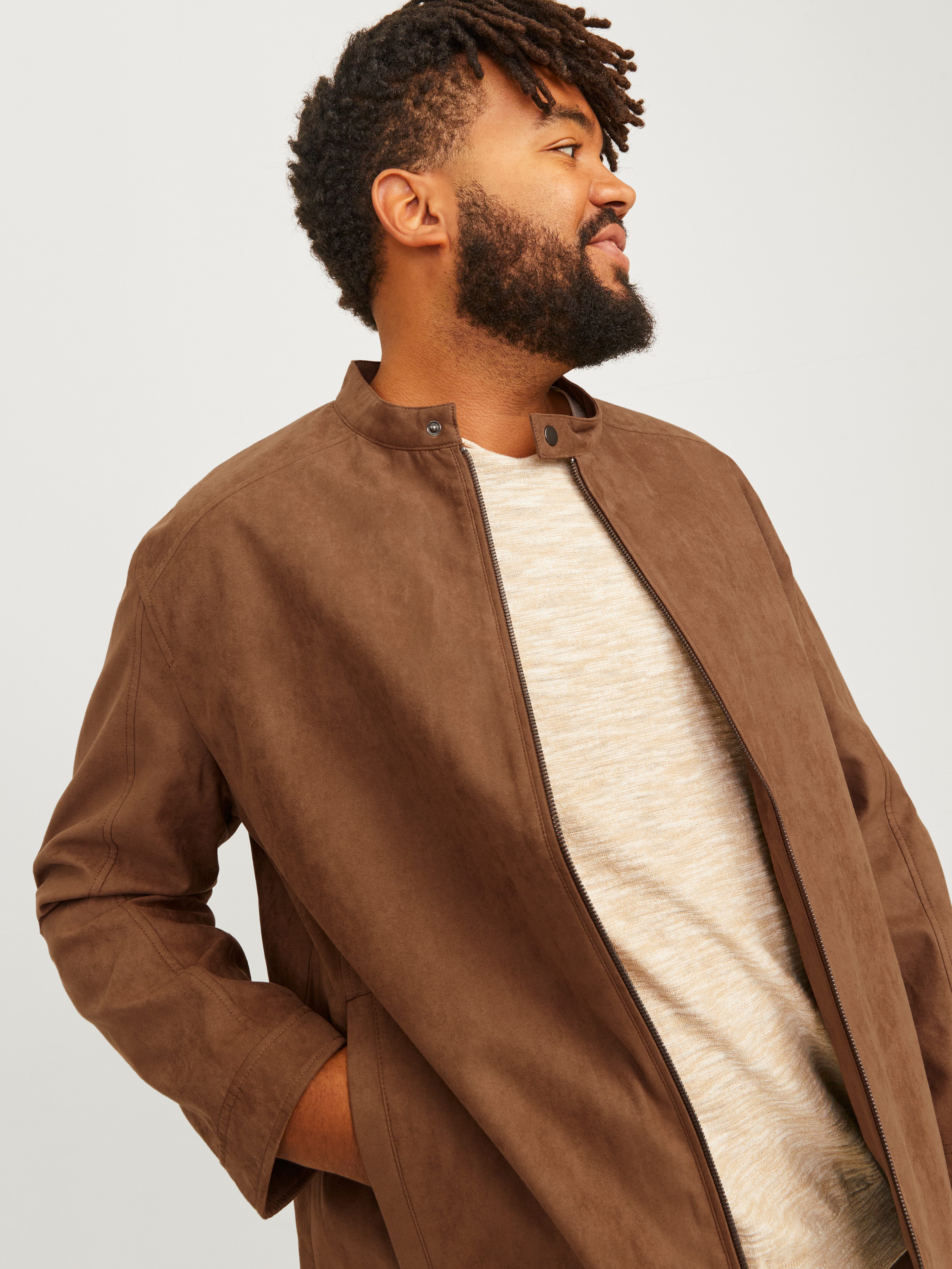 Jack & Jones PlusSize Lederimitatjacke JJEDYLAN günstig online kaufen