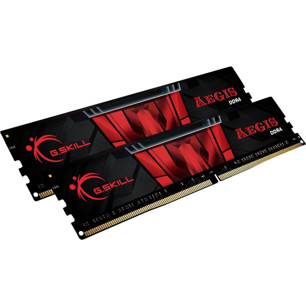 G.Skill G.Skill Aegis PC-Arbeitsspeicher Kit DDR4 16 GB 2 x 8 GB Non-ECC 320 Arbeitsspeicher – Bild 2 von 2
