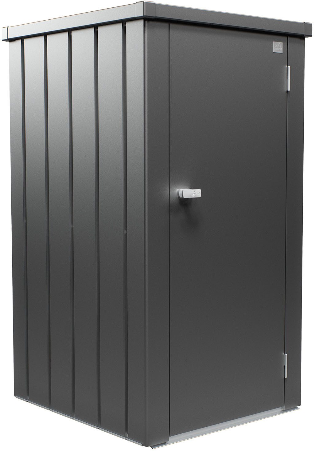 Biohort Mehrzweckschrank Julia Gr. L, verschiedene Farben 77,7x 140,2x 87 cm, Terrassenschrank für kleine Außenflächen