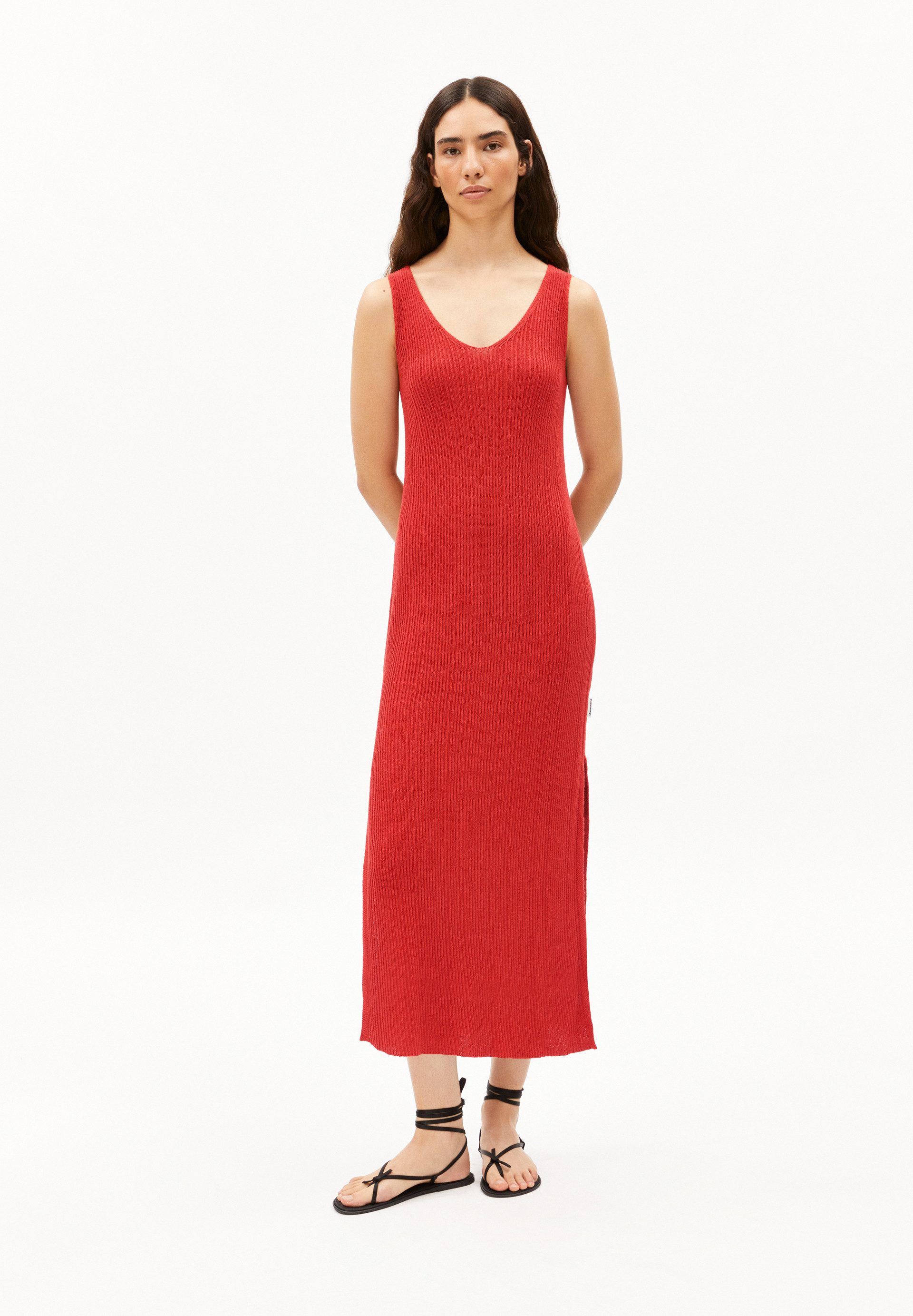 Armedangels Strickkleid LINEN BLEND KNIT DRESS günstig online kaufen