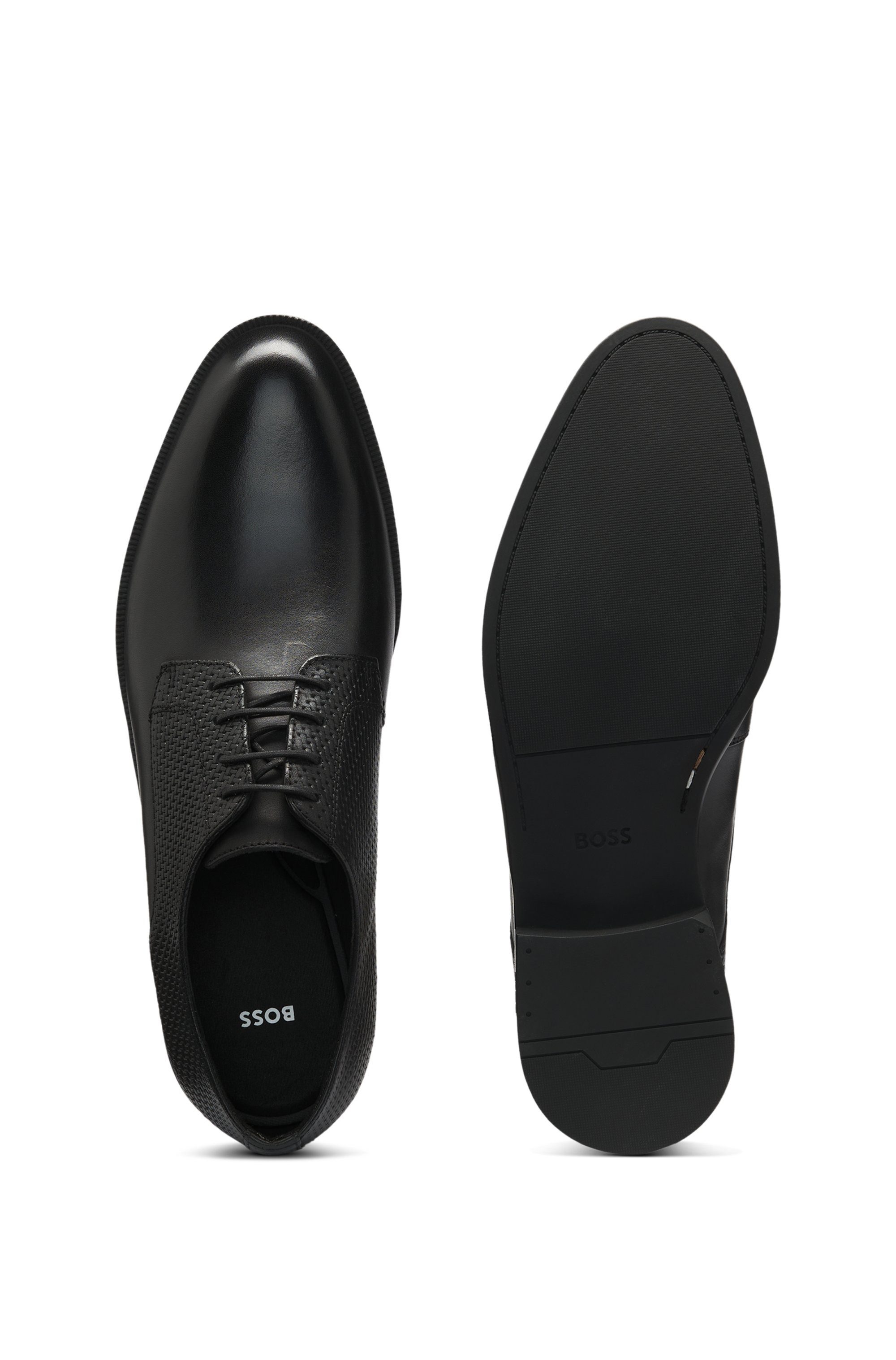 BOSS Tayil_Derb Schnürschuh Anzugschuh, Business-Schnürer, Halbschuh mit Bl günstig online kaufen