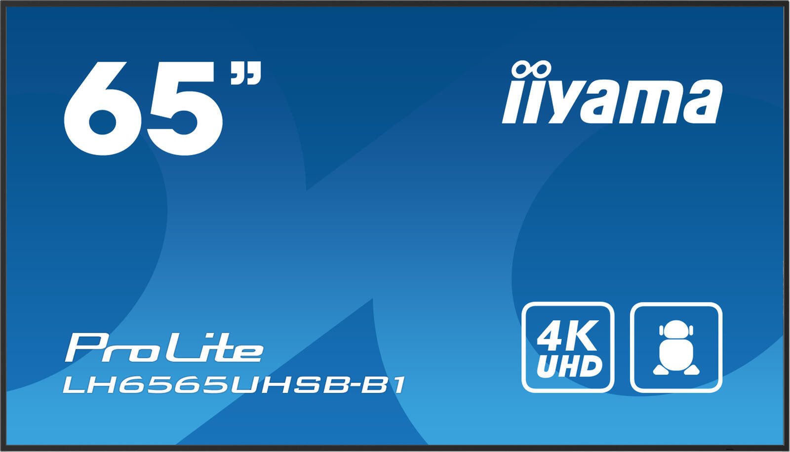 Iiyama iiyama ProLite LH6565UHSB-B1 LED-Monitor (3840 x 2160, 8 ms Reaktionszeit, 60 Hz, IPS Panel)
