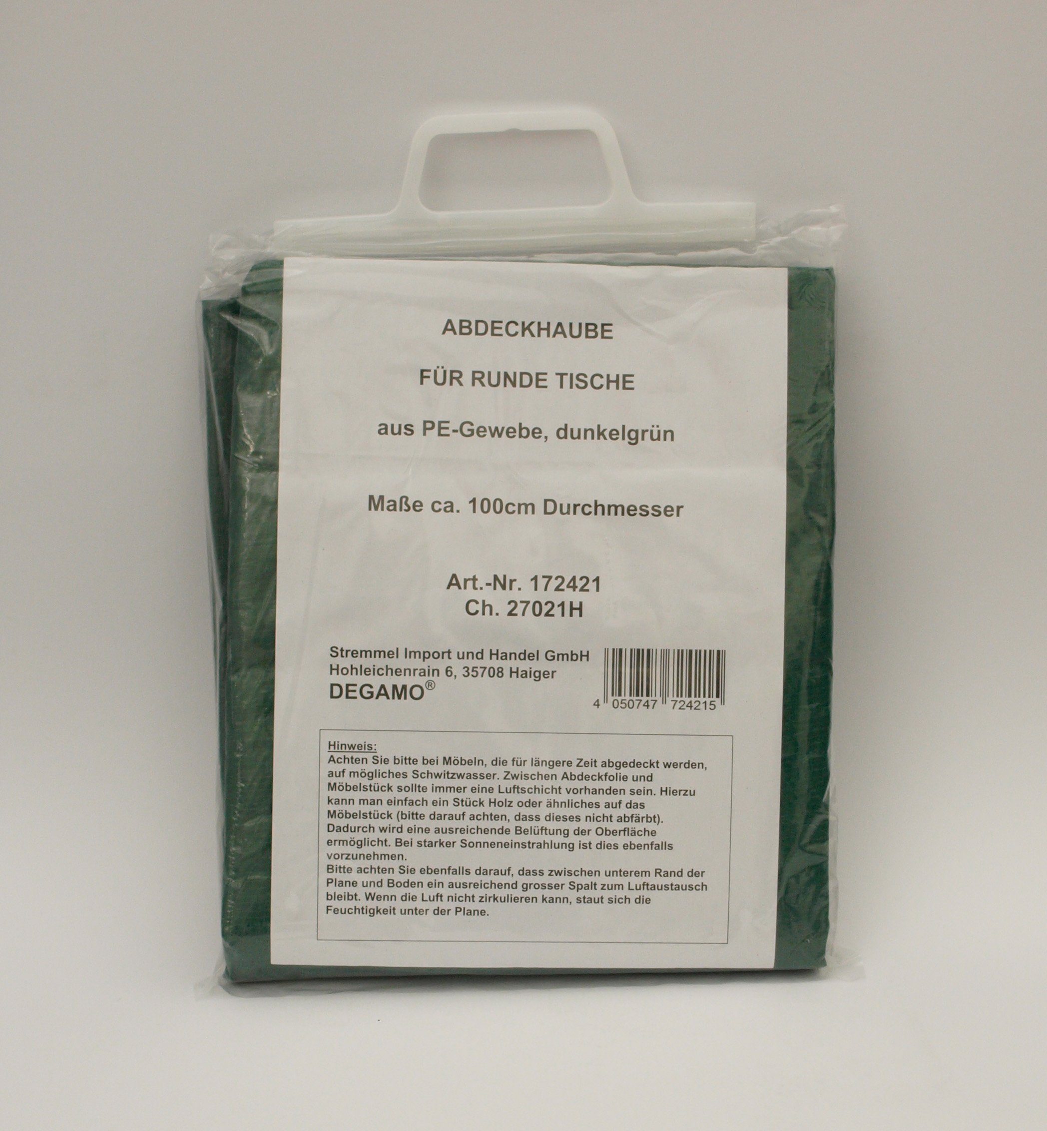 DEGAMO Gartenmöbel-Schutzhülle (1-St), für Gartentisch 100x70cm rund, PE du günstig online kaufen