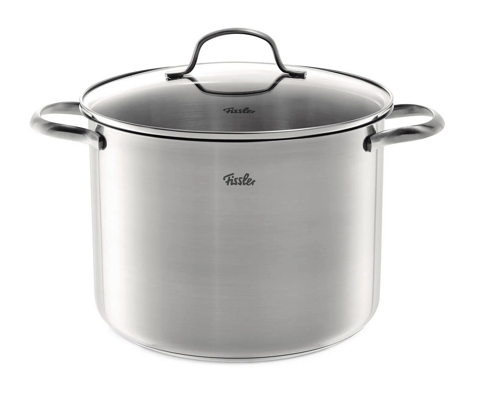 Fissler Kochtopf San Francisco, Edelstahl 18/10 (2-tlg), die Höhe des Topfes ist inkl. Deckel angegeben